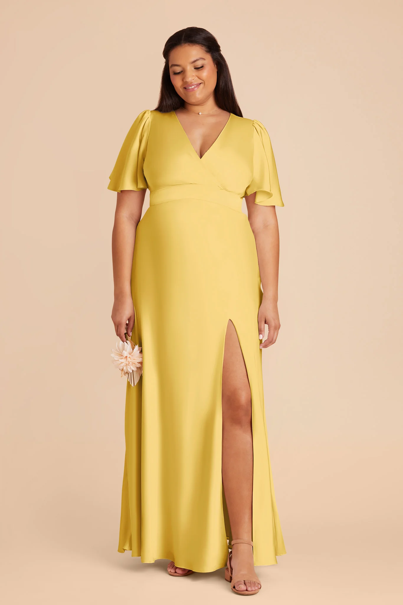 Marni Matte Satin Dress - Sunflower Yellow - Image 7