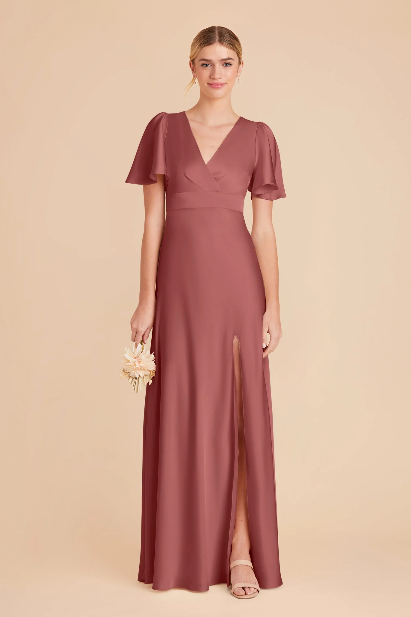 Marni Matte Satin Dress - Wild Rose - Image 3