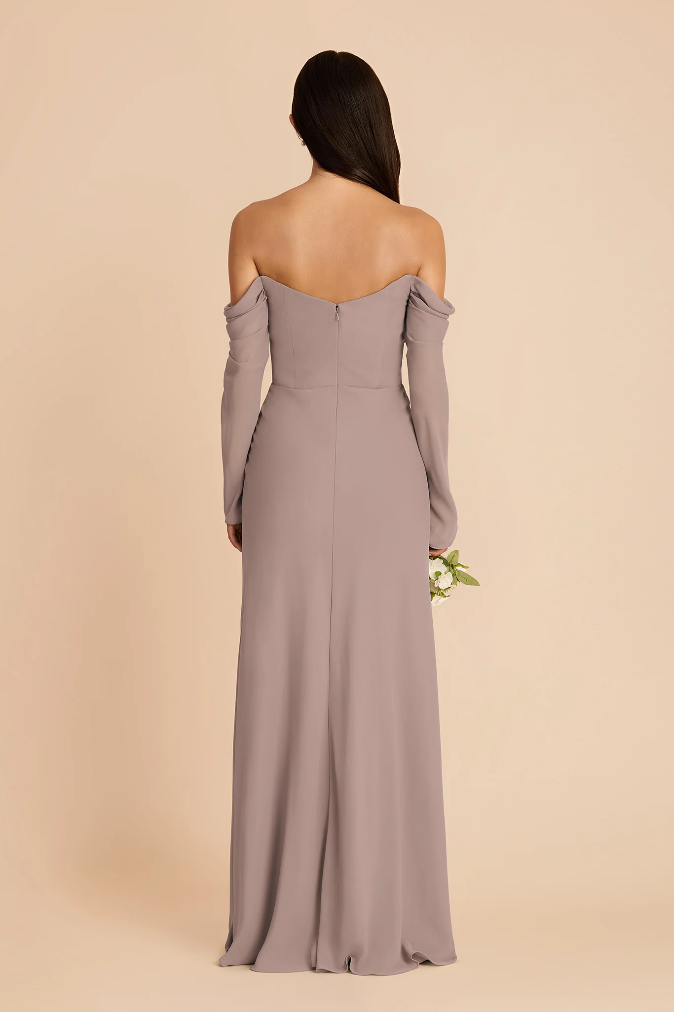 Maya Chiffon Dress - Toffee - Image 5
