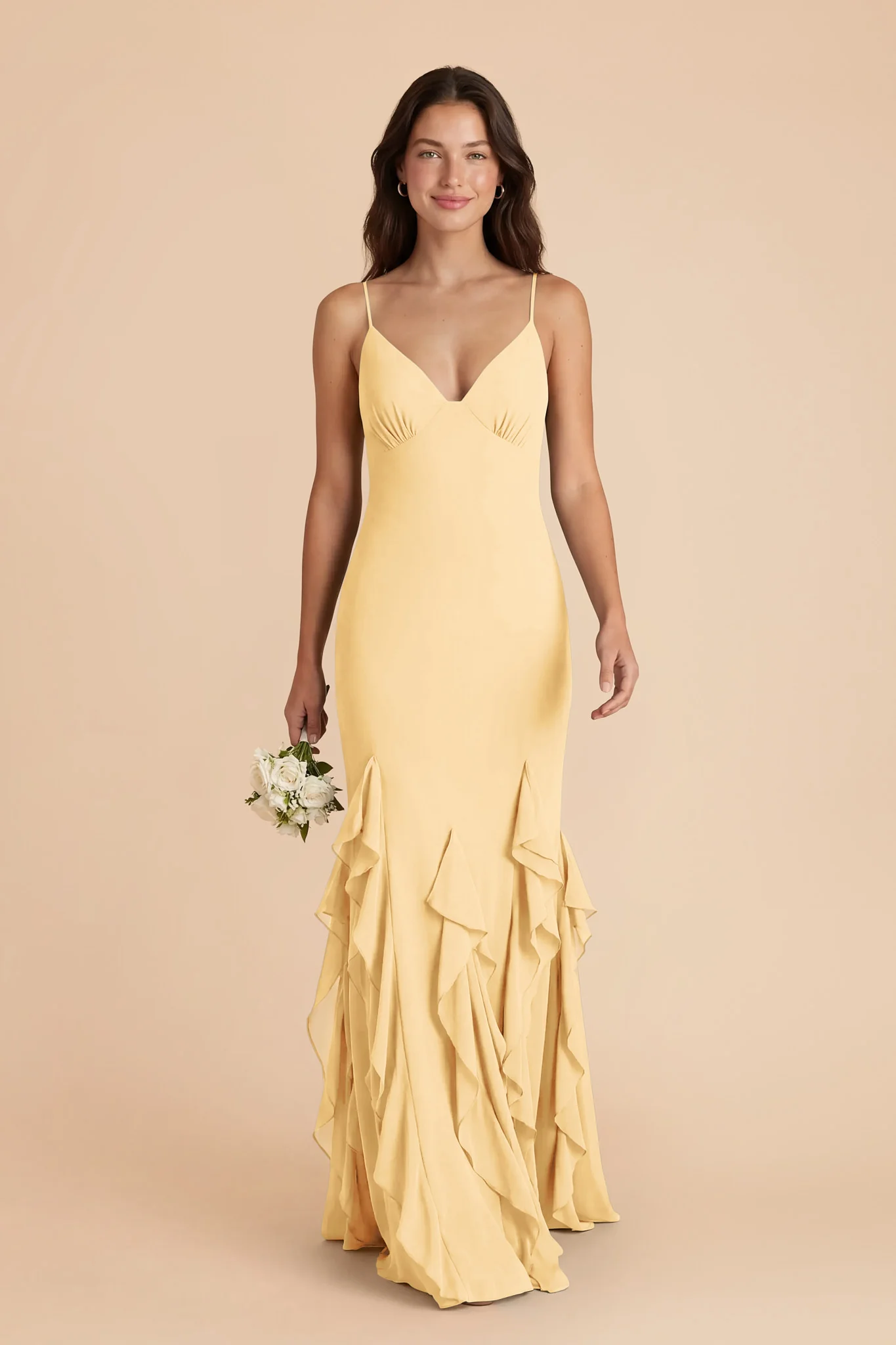 McKenna Chiffon Dress - Butter
