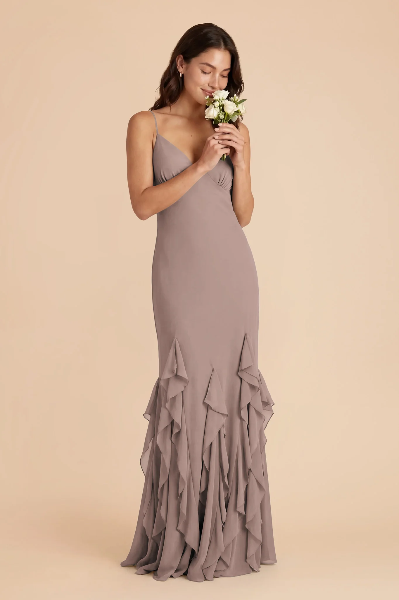 McKenna Chiffon Dress - Toffee - Image 2