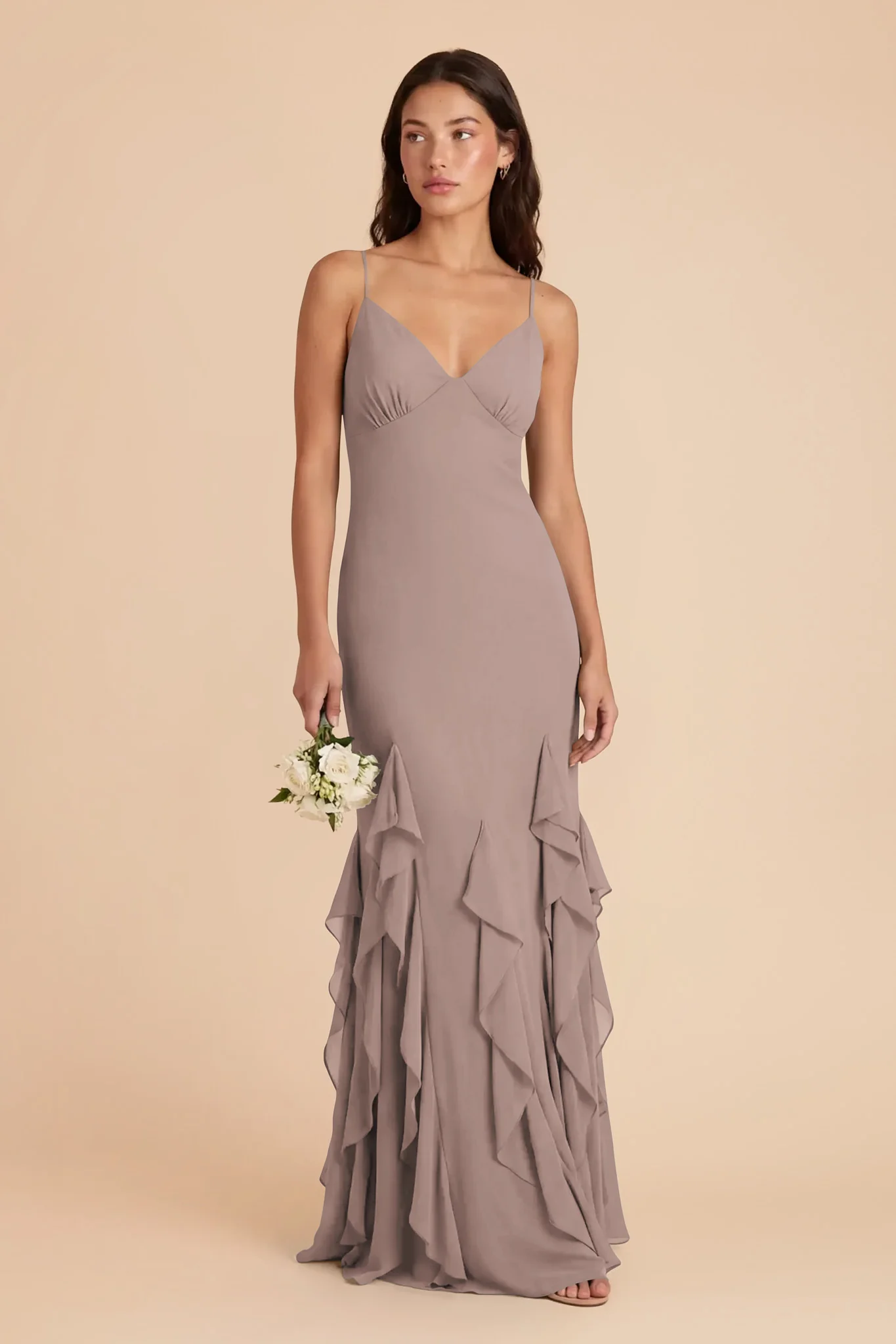 McKenna Chiffon Dress - Toffee - Image 3