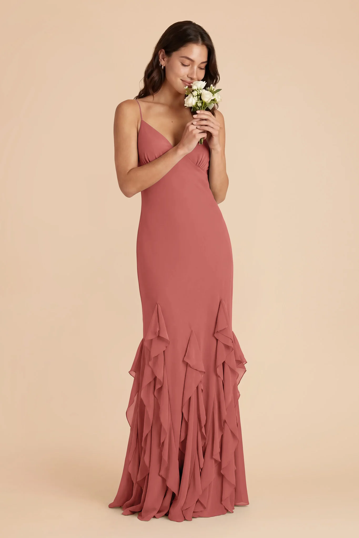McKenna Chiffon Dress - Wild Rose - Image 2