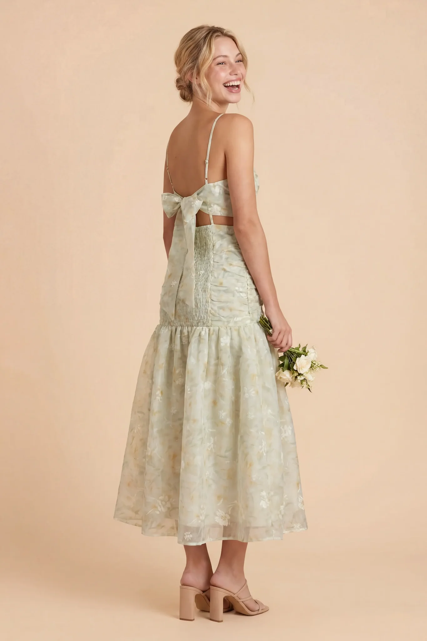 Meadow Dress - Sage Cream - Image 5