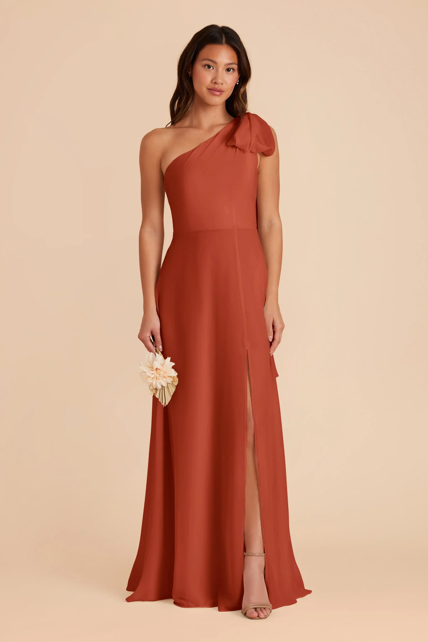 Melissa Chiffon Dress - Auburn - Image 4