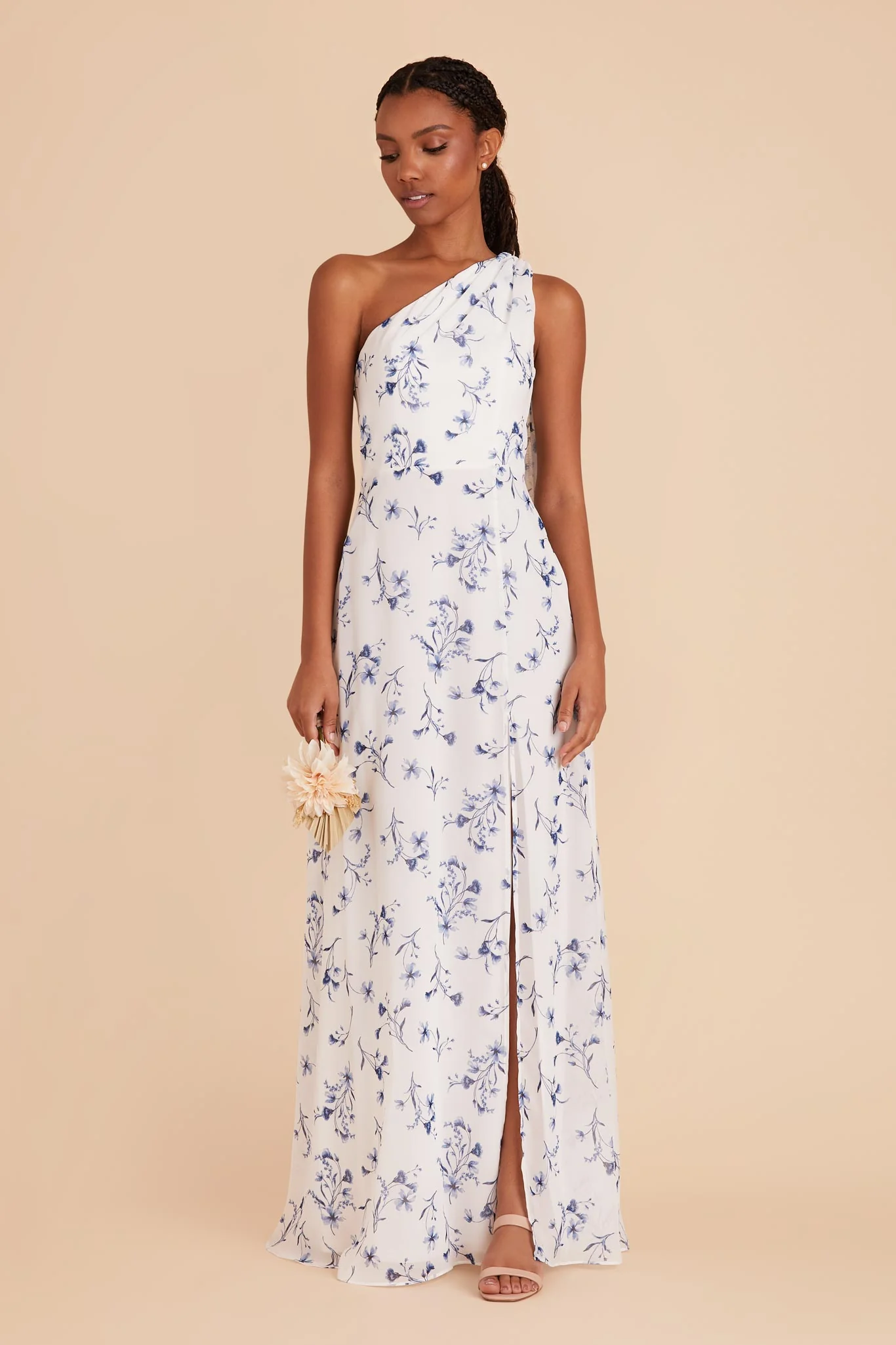 Melissa Chiffon Dress - Blue Le Fleur - Image 3