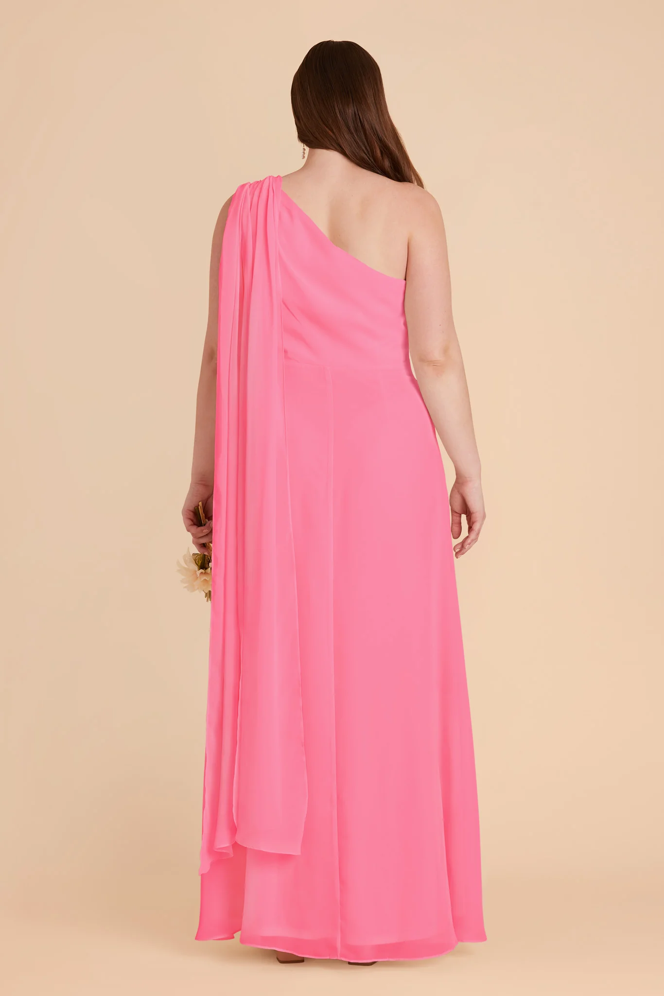 Melissa Chiffon Dress - Bon Bon Pink - Image 11