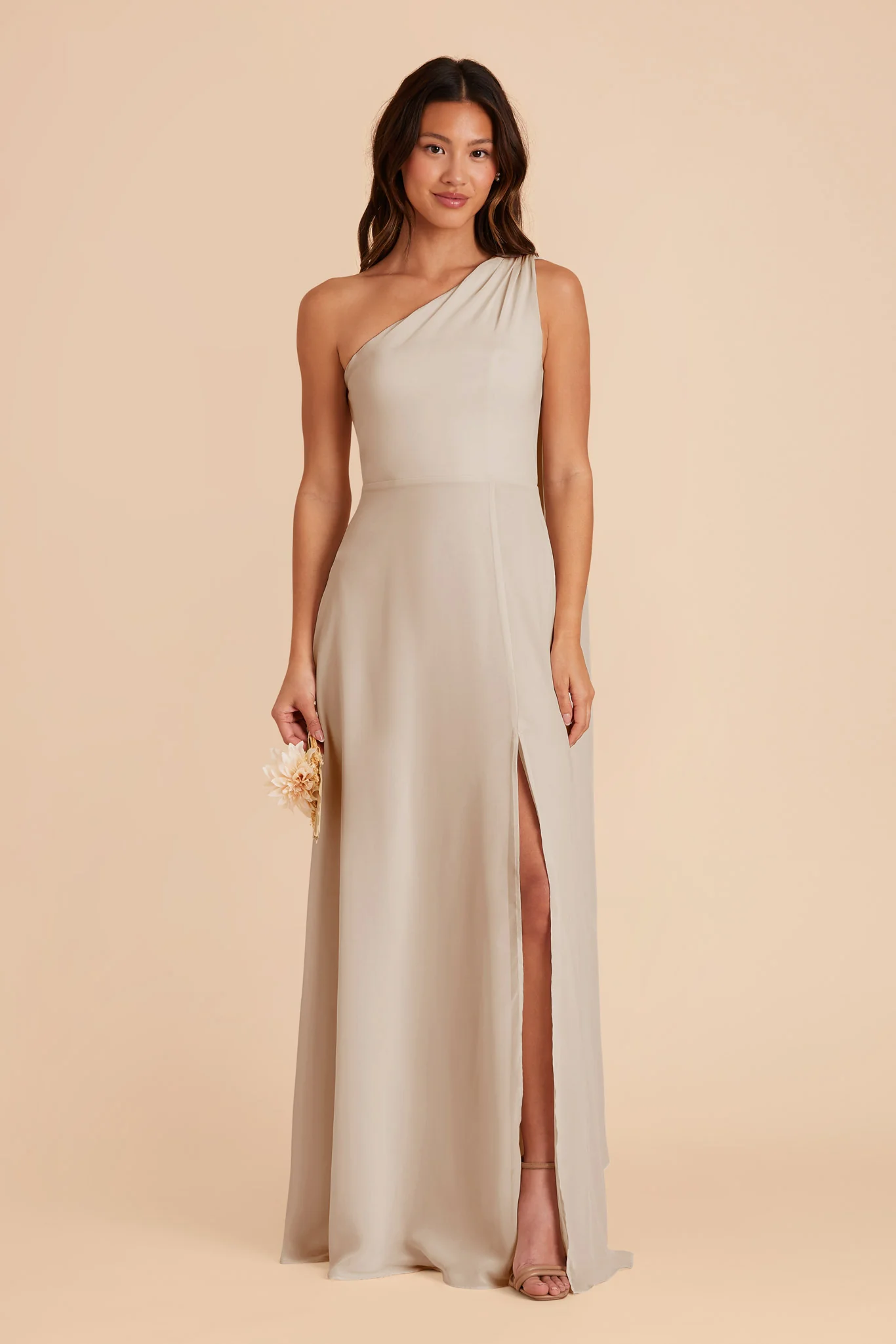 Melissa Chiffon Dress - Classic Champagne