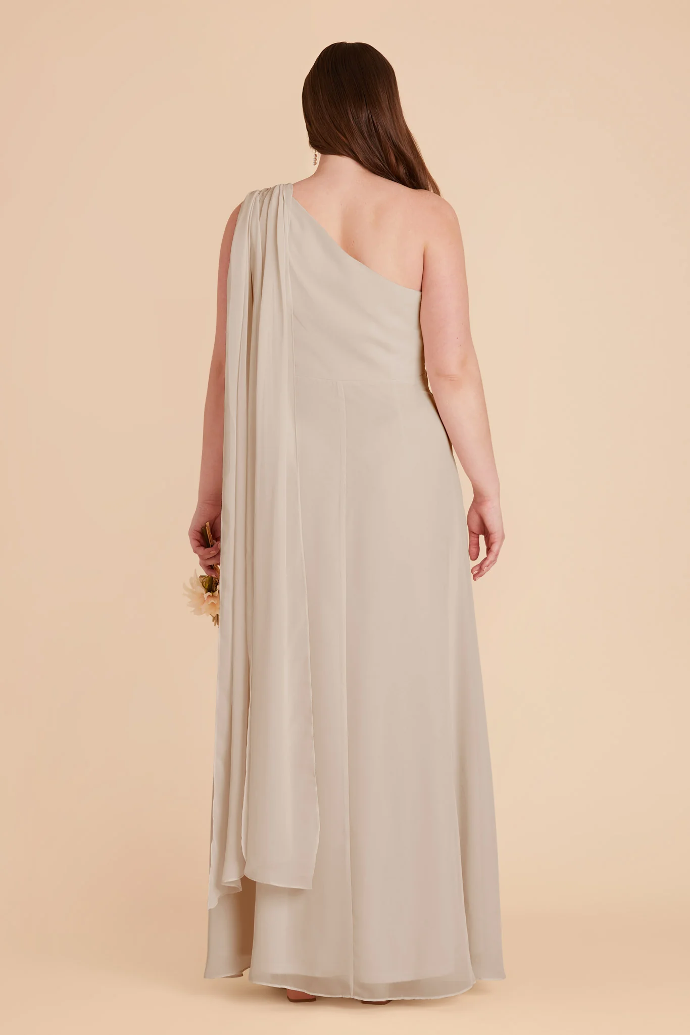 Melissa Chiffon Dress - Classic Champagne - Image 11