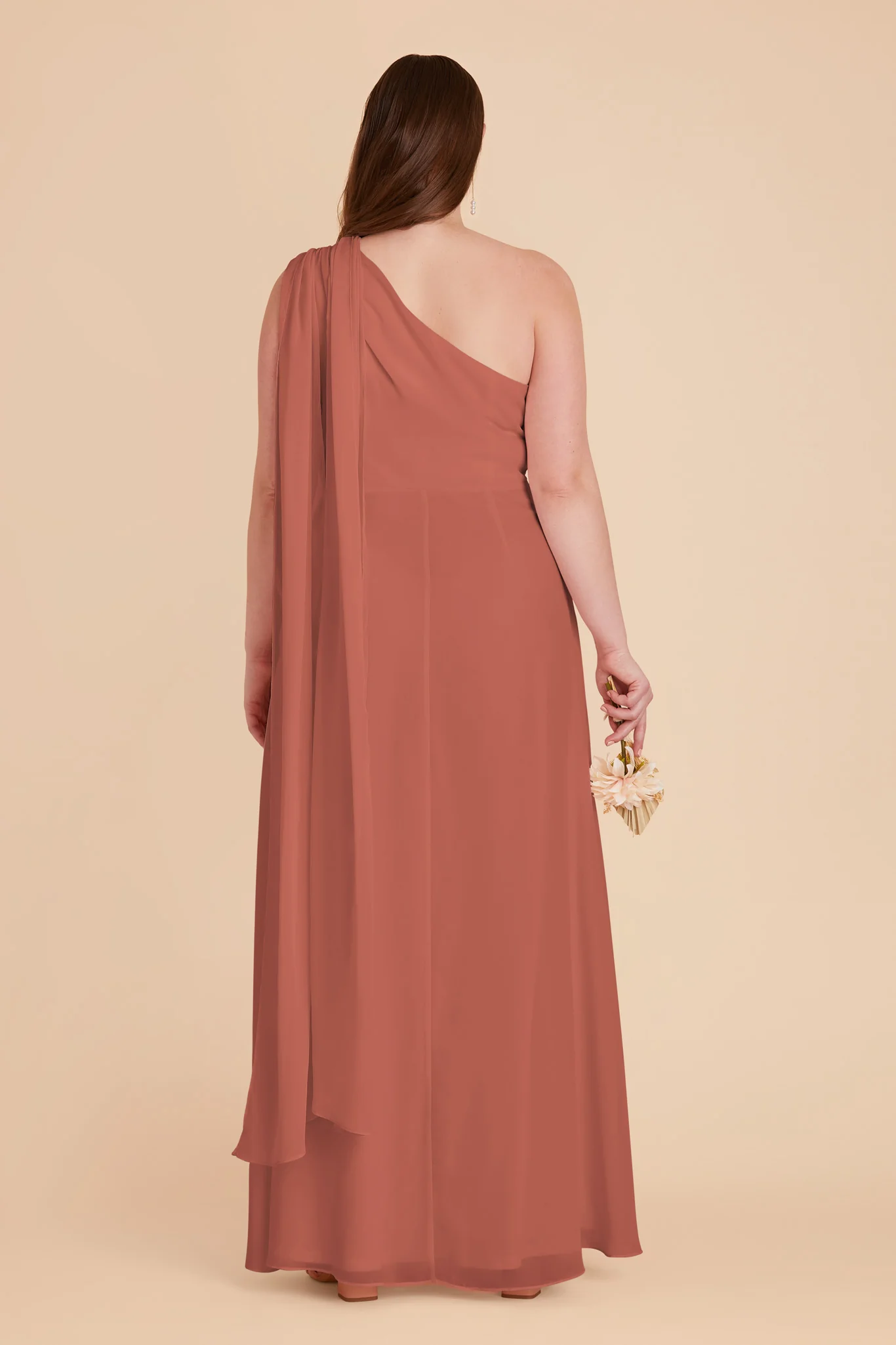 Melissa Chiffon Dress - Desert Rose - Image 15