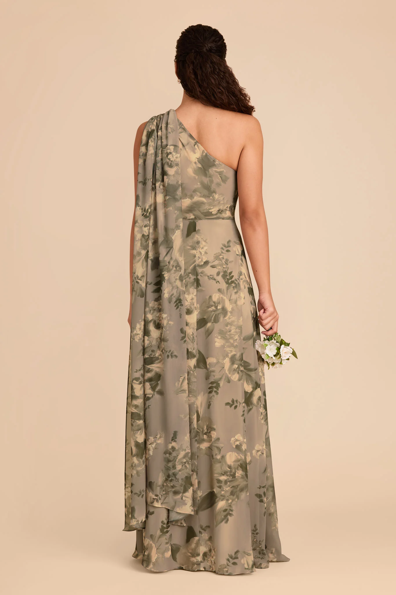 Melissa Chiffon Dress - Doe Painted Botanics - Image 7