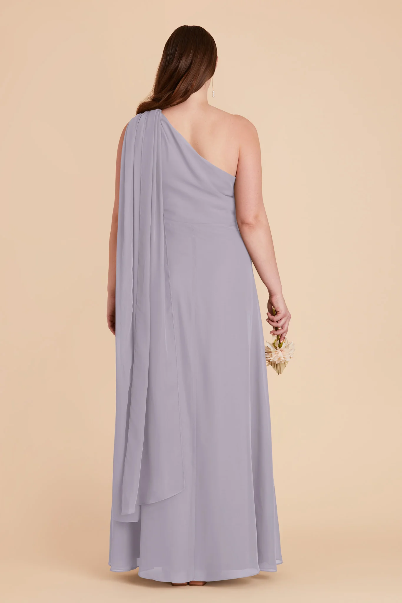 Melissa Chiffon Dress - Dusty Lilac - Image 10