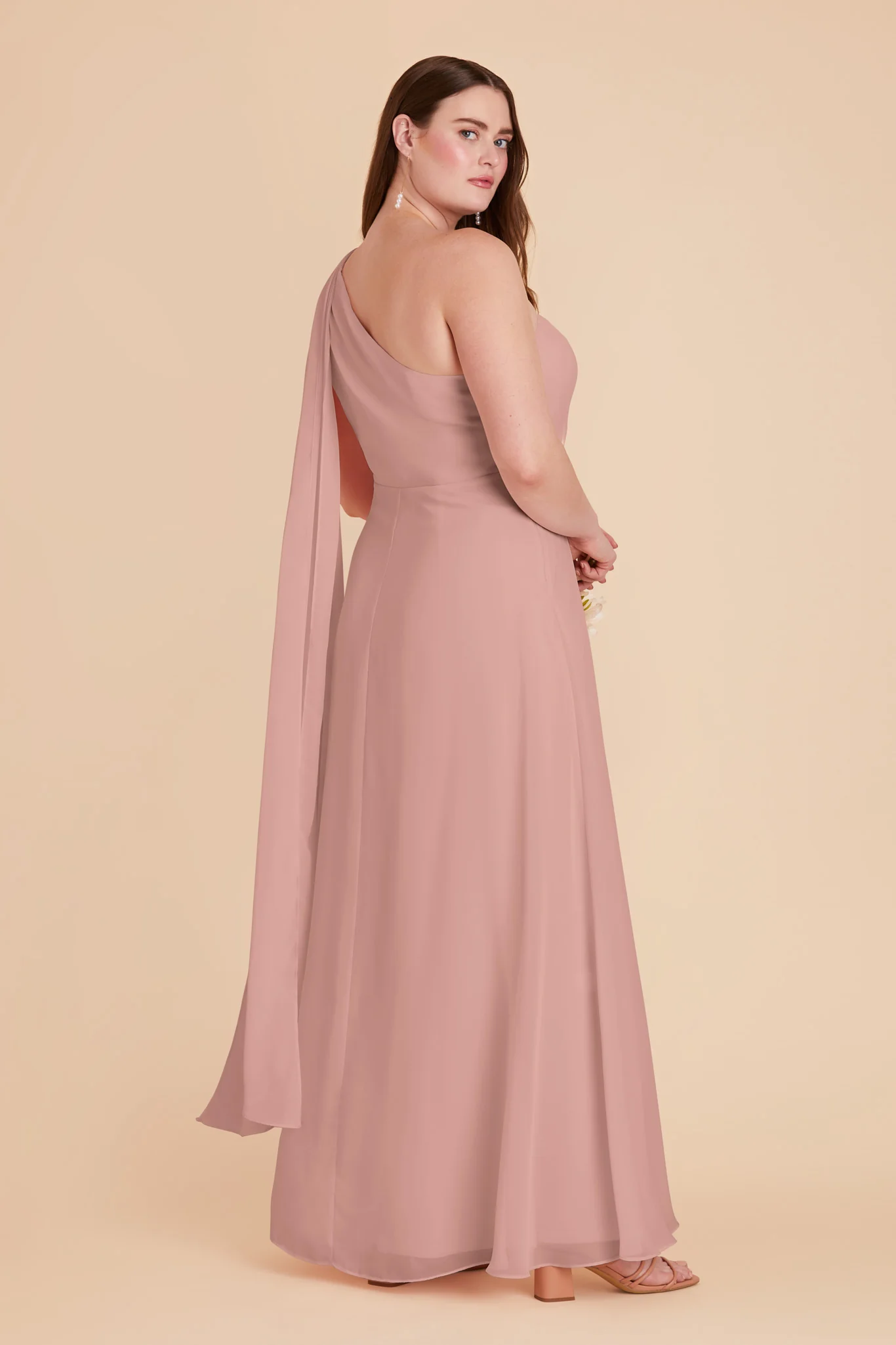 Melissa Chiffon Dress - English Rose - Image 14