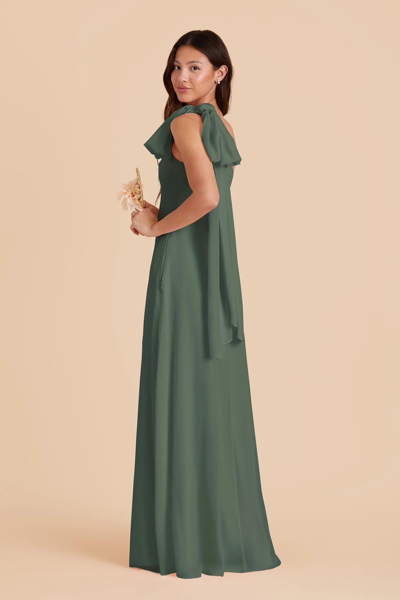 Melissa Chiffon Dress - Eucalyptus - Image 5