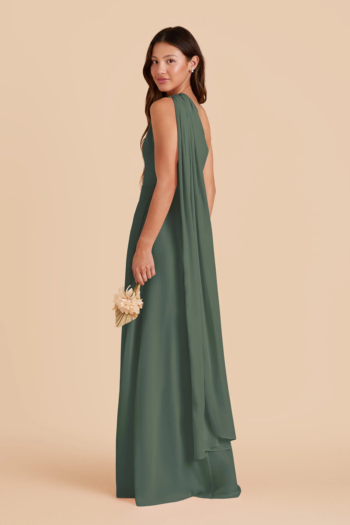Melissa Chiffon Dress - Eucalyptus - Image 6