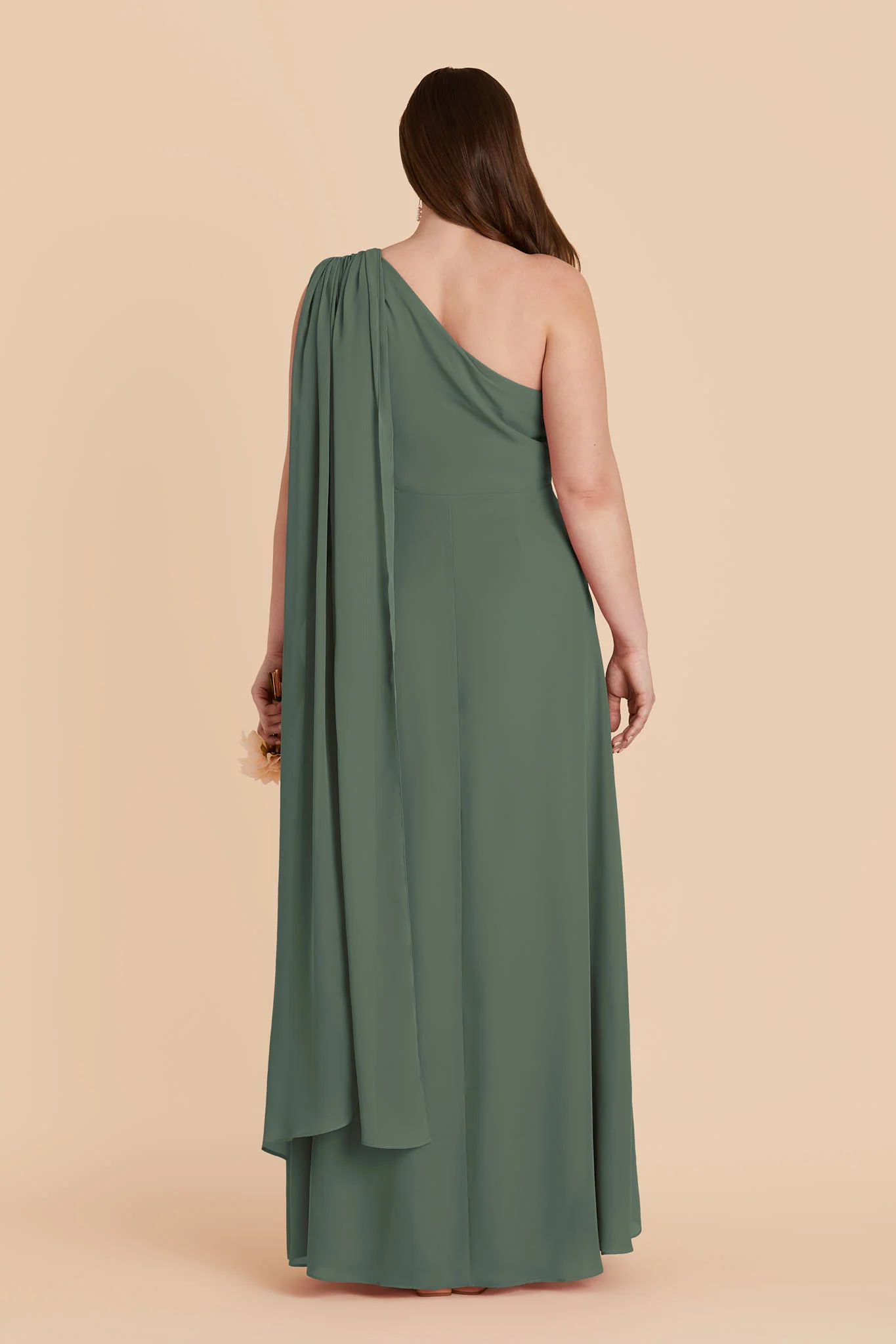 Melissa Chiffon Dress - Eucalyptus - Image 8