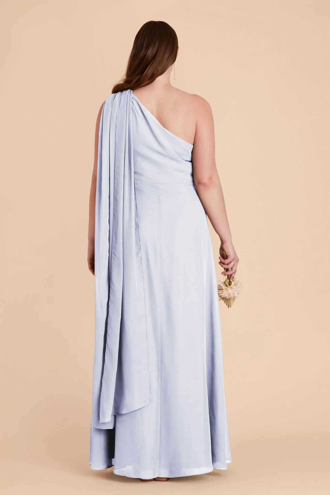 Melissa Chiffon Dress - Ice Blue - Image 10