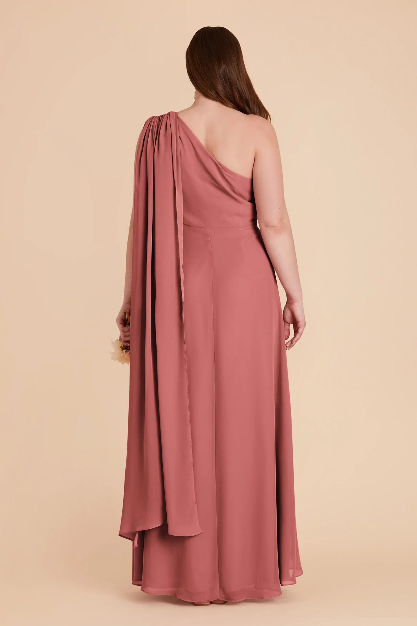Melissa Chiffon Dress - Mulberry - Image 13