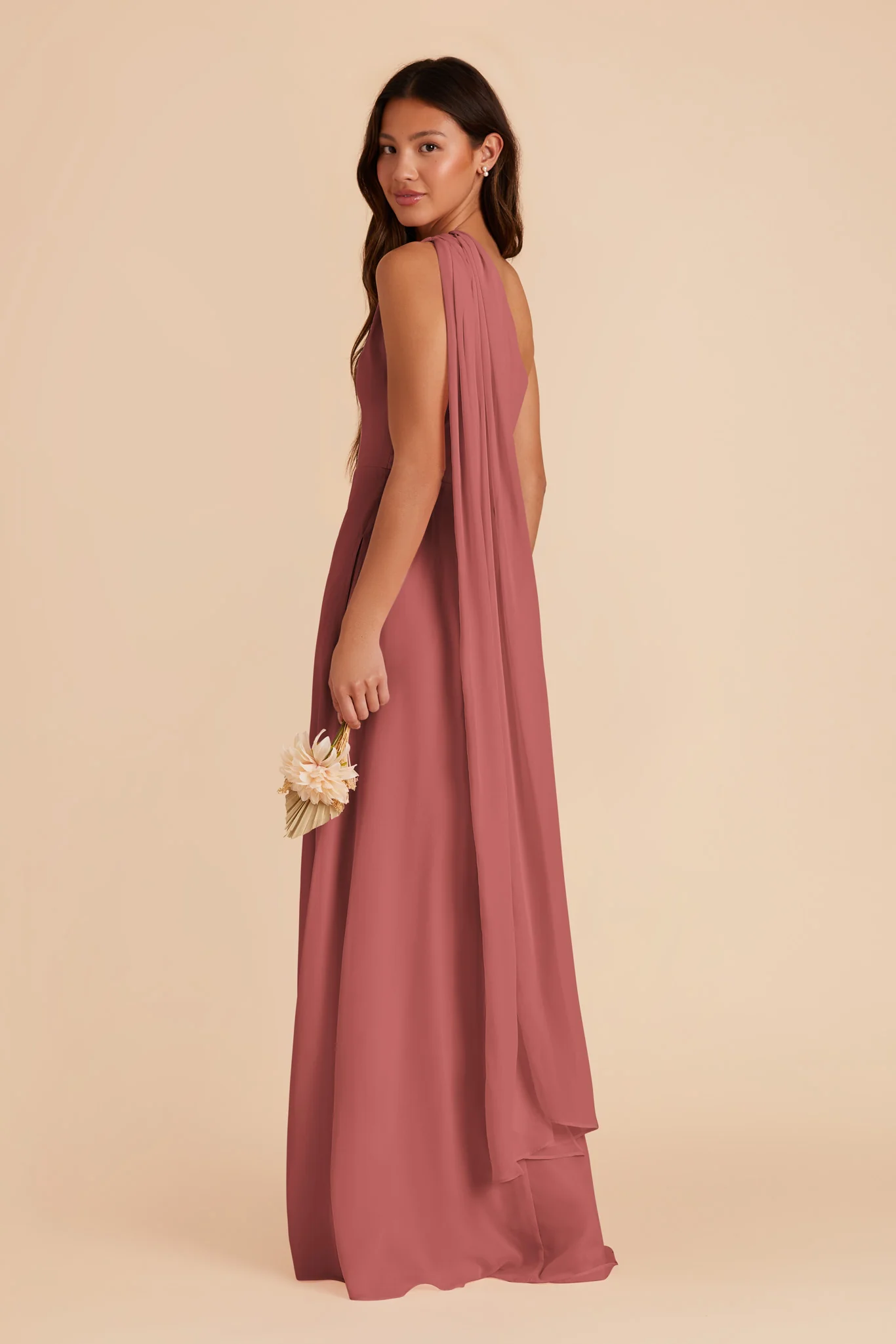 Melissa Chiffon Dress - Mulberry - Image 7