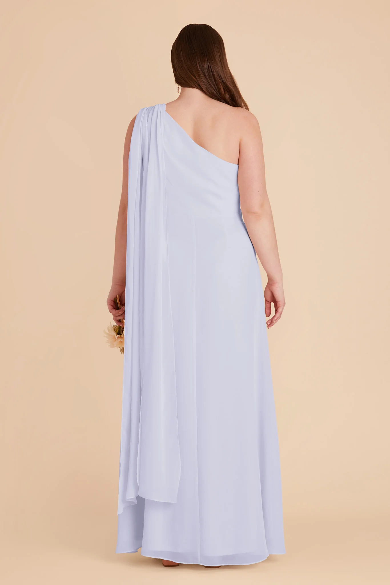 Melissa Chiffon Dress - Periwinkle Blue - Image 11