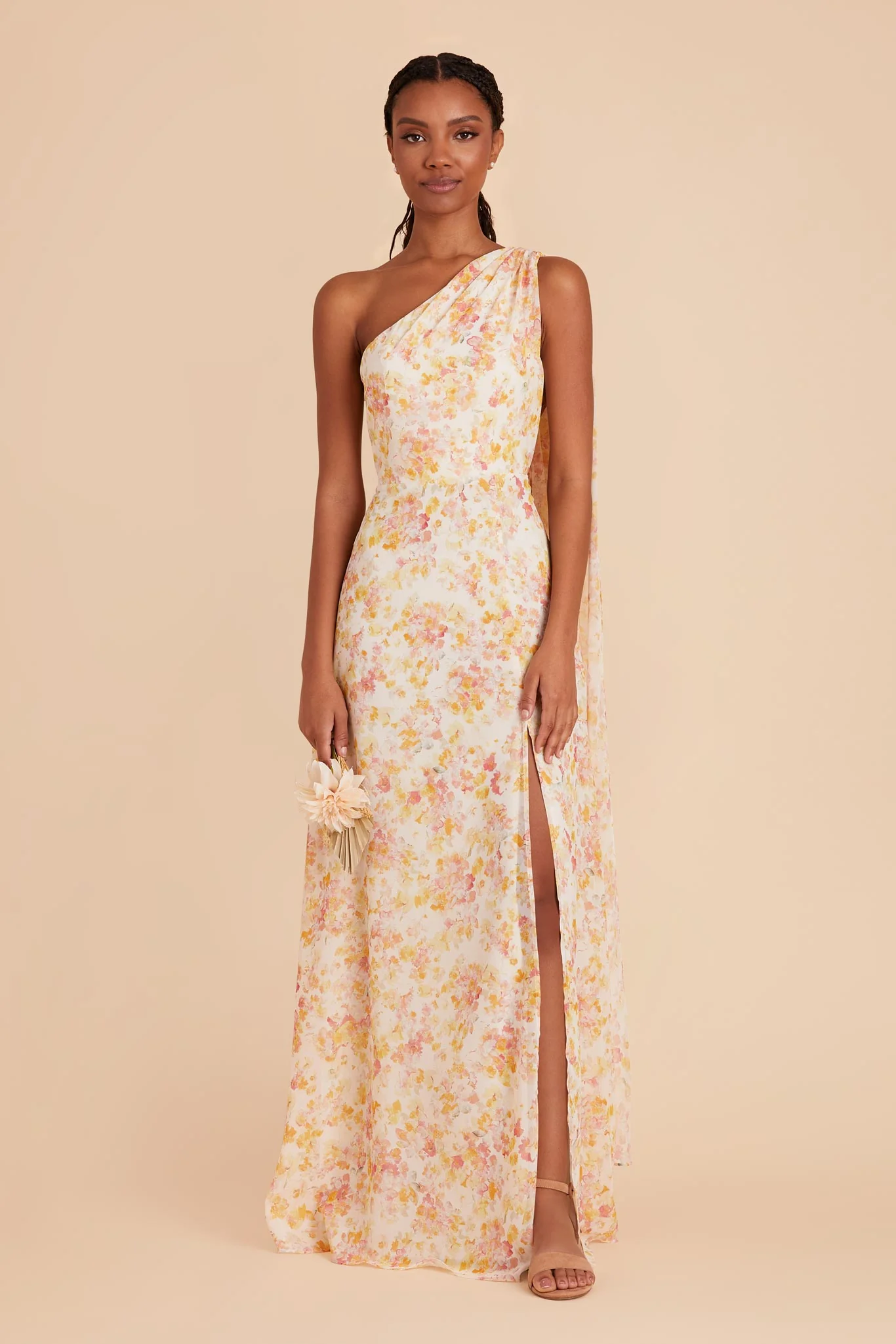 Melissa Chiffon Dress - Pressed Floral - Image 2