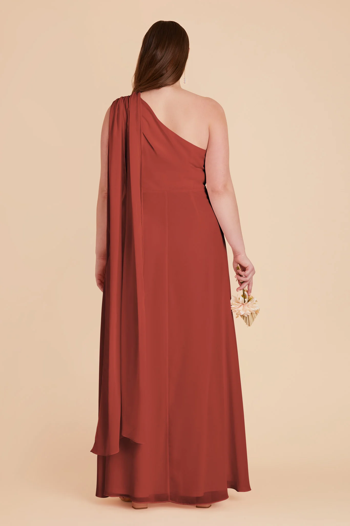 Melissa Chiffon Dress - Spice - Image 15