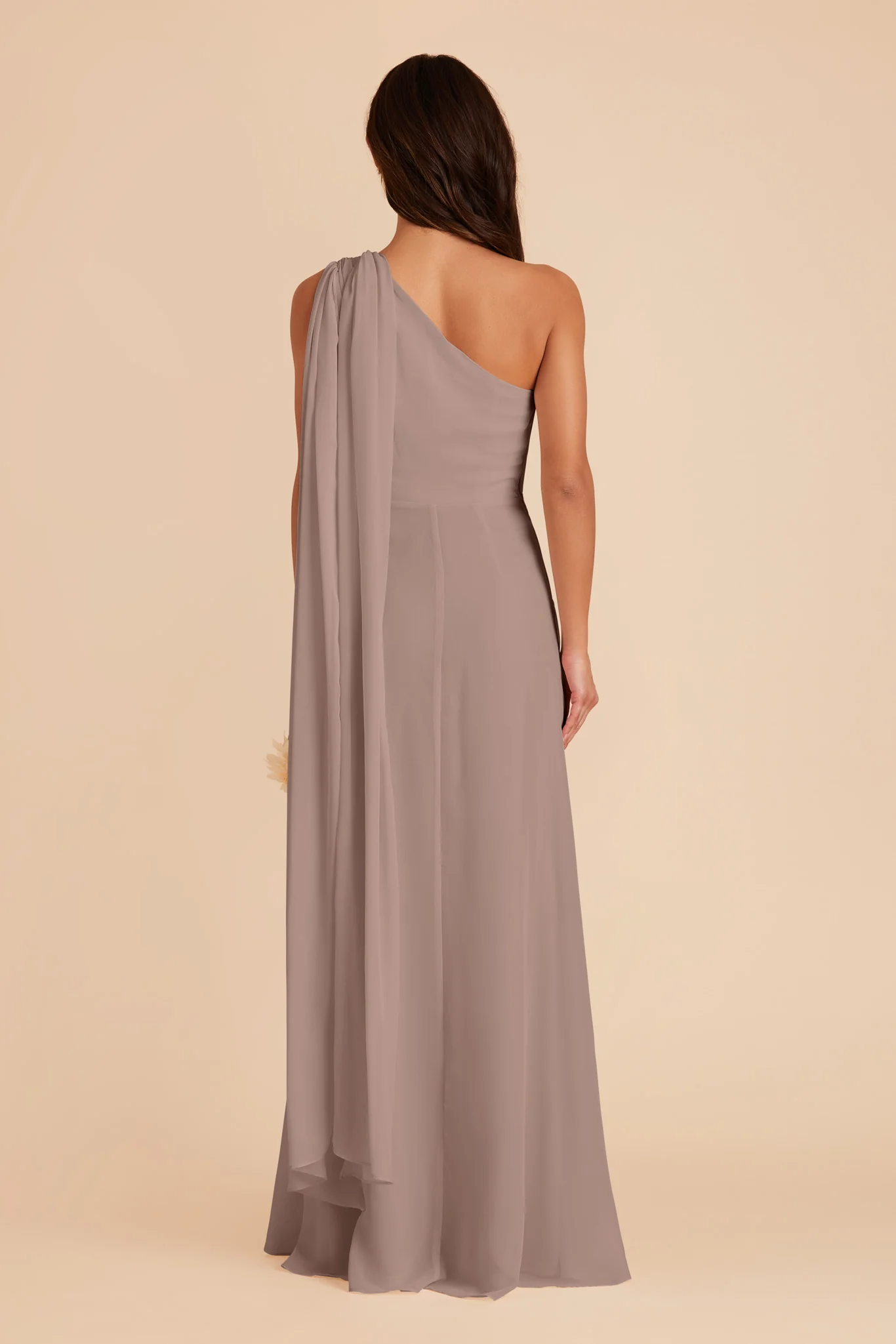 Melissa Chiffon Dress - Toffee - Image 8