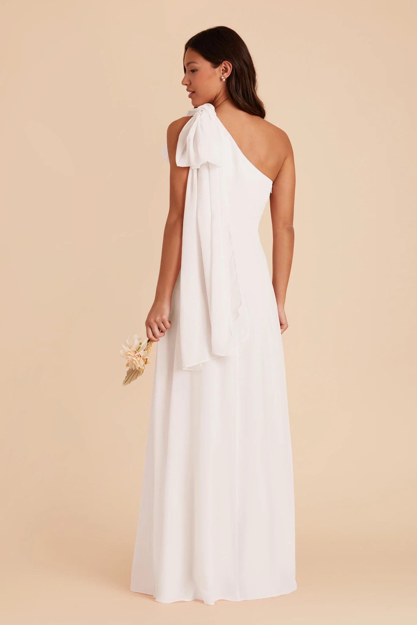 Melissa Chiffon Dress - White - Image 6