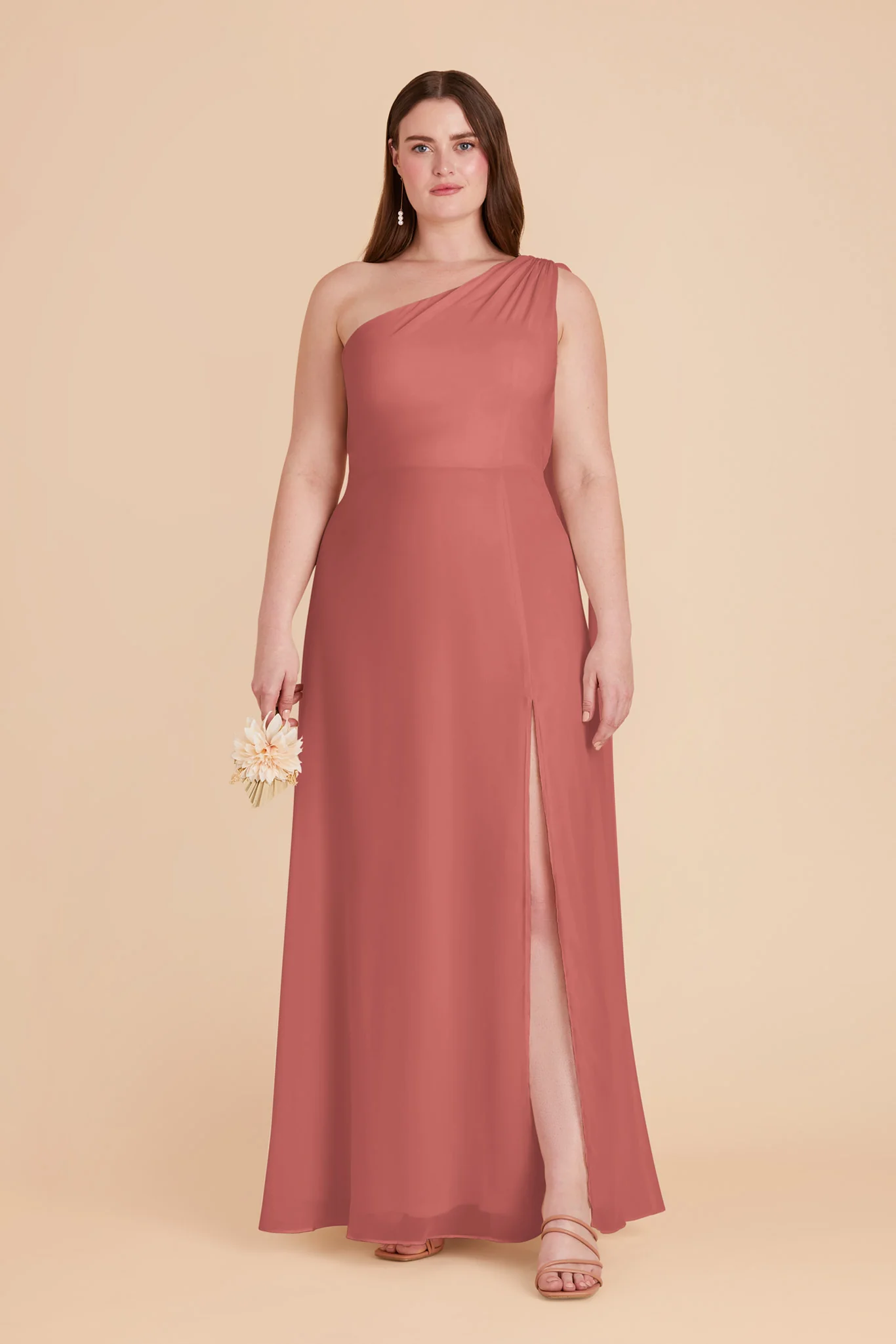 Melissa Chiffon Dress - Wild Rose - Image 2