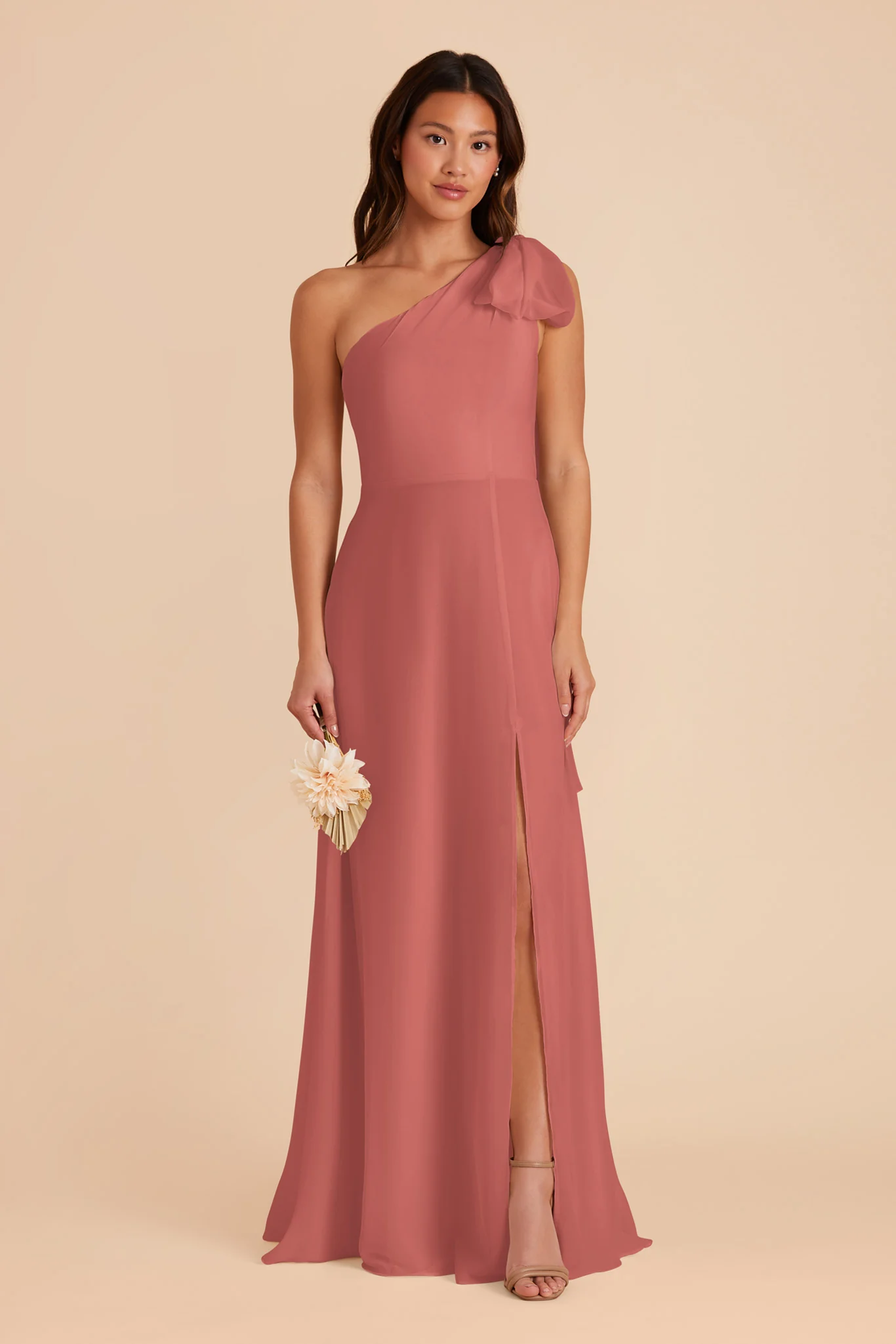Melissa Chiffon Dress - Wild Rose - Image 3