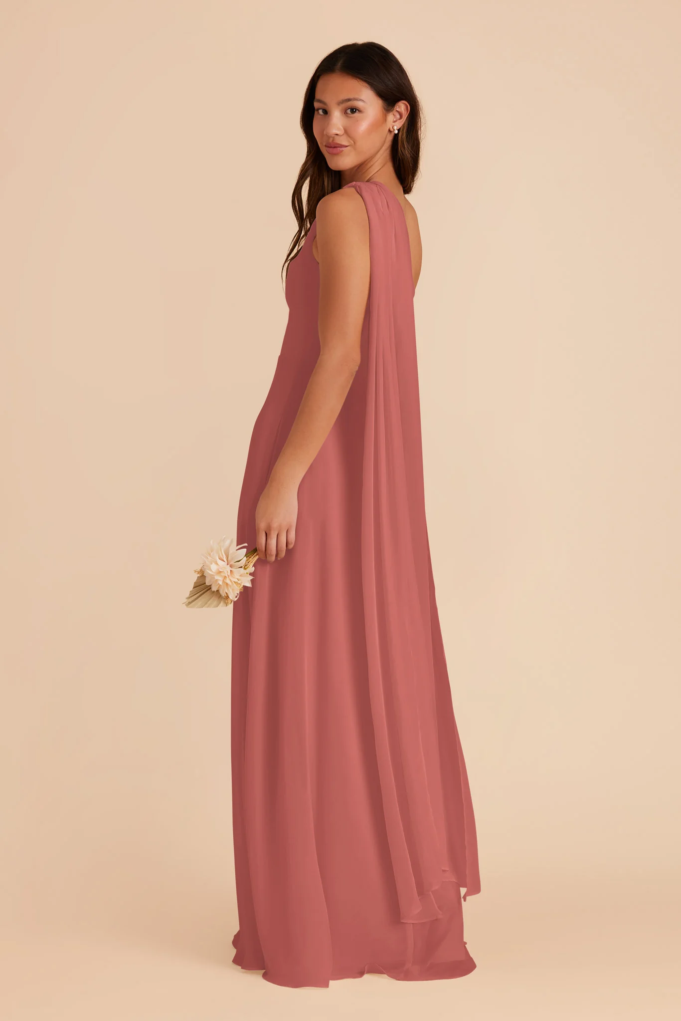 Melissa Chiffon Dress - Wild Rose - Image 5