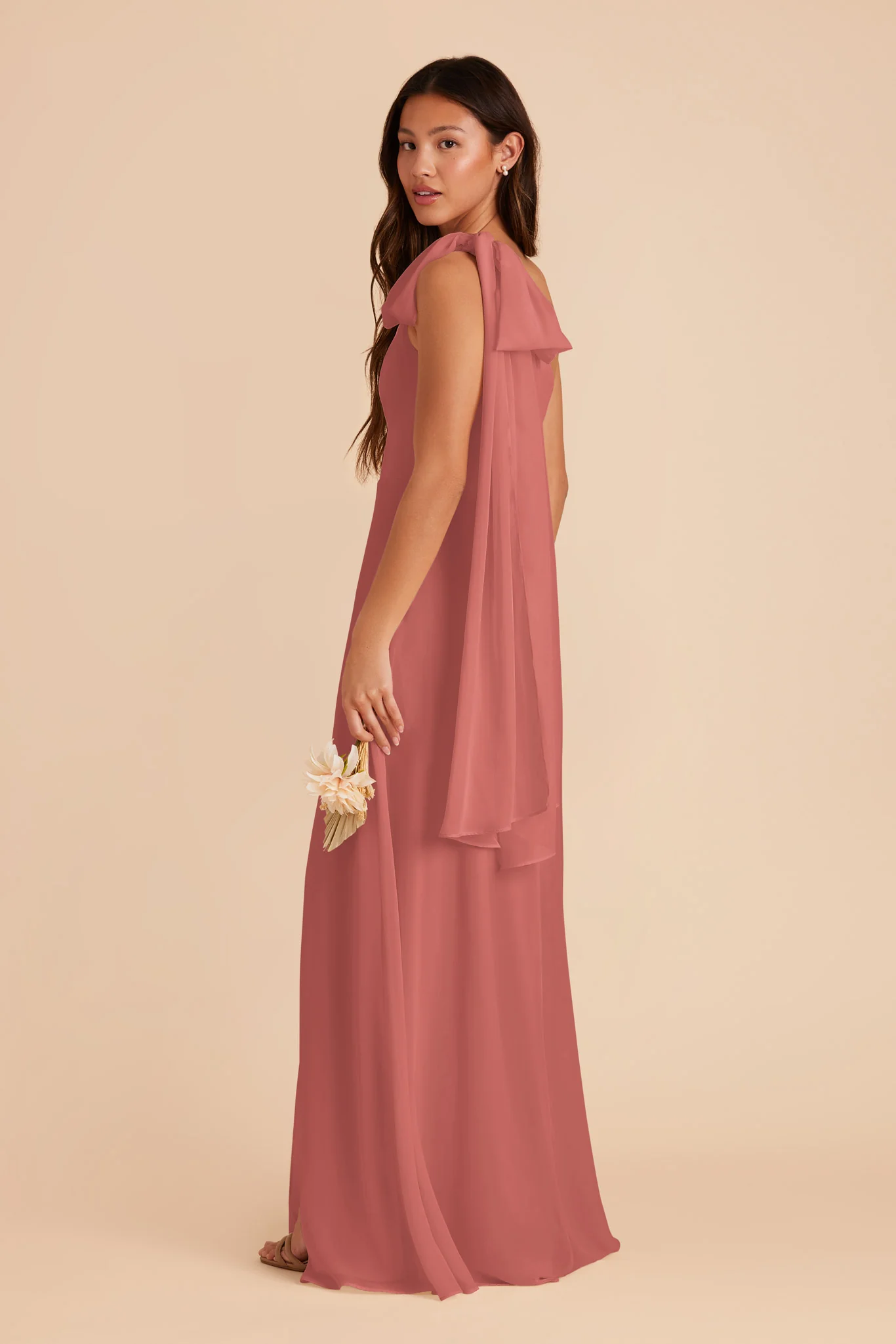 Melissa Chiffon Dress - Wild Rose - Image 6