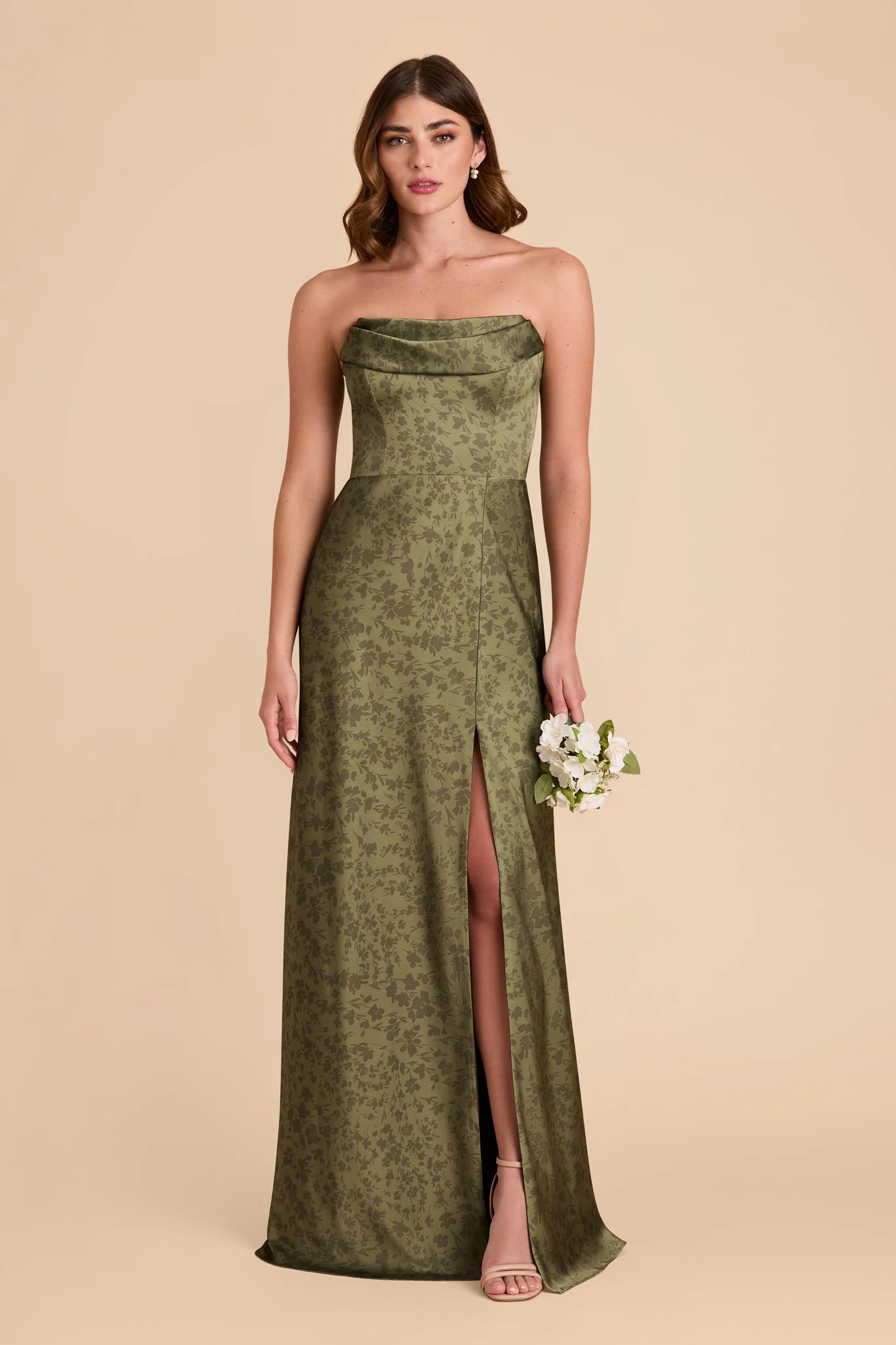 Mia Matte Satin Dress - Bright Martini Dreamy Floral - Image 4