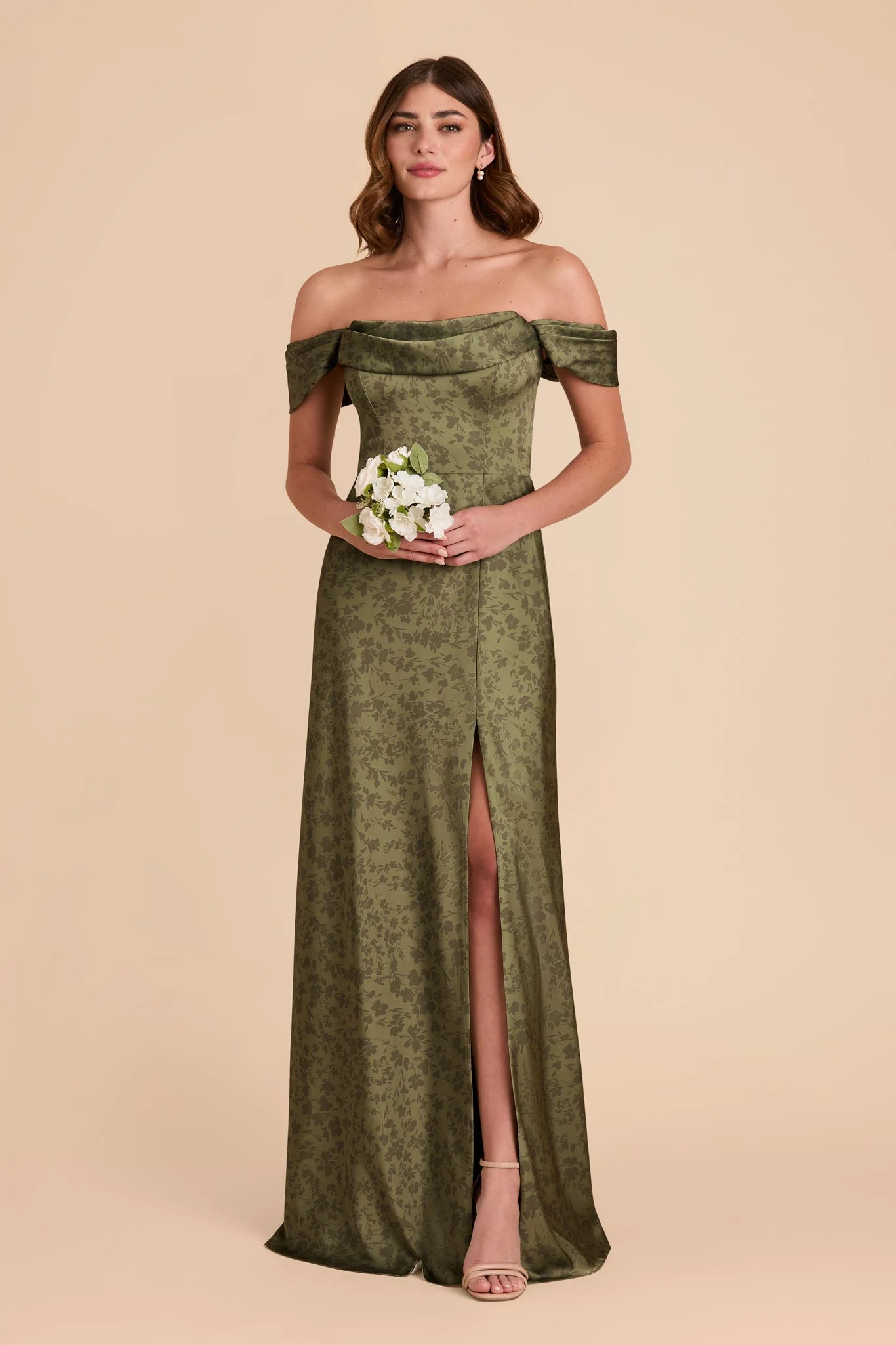 Mia Matte Satin Dress - Bright Martini Dreamy Floral - Image 5