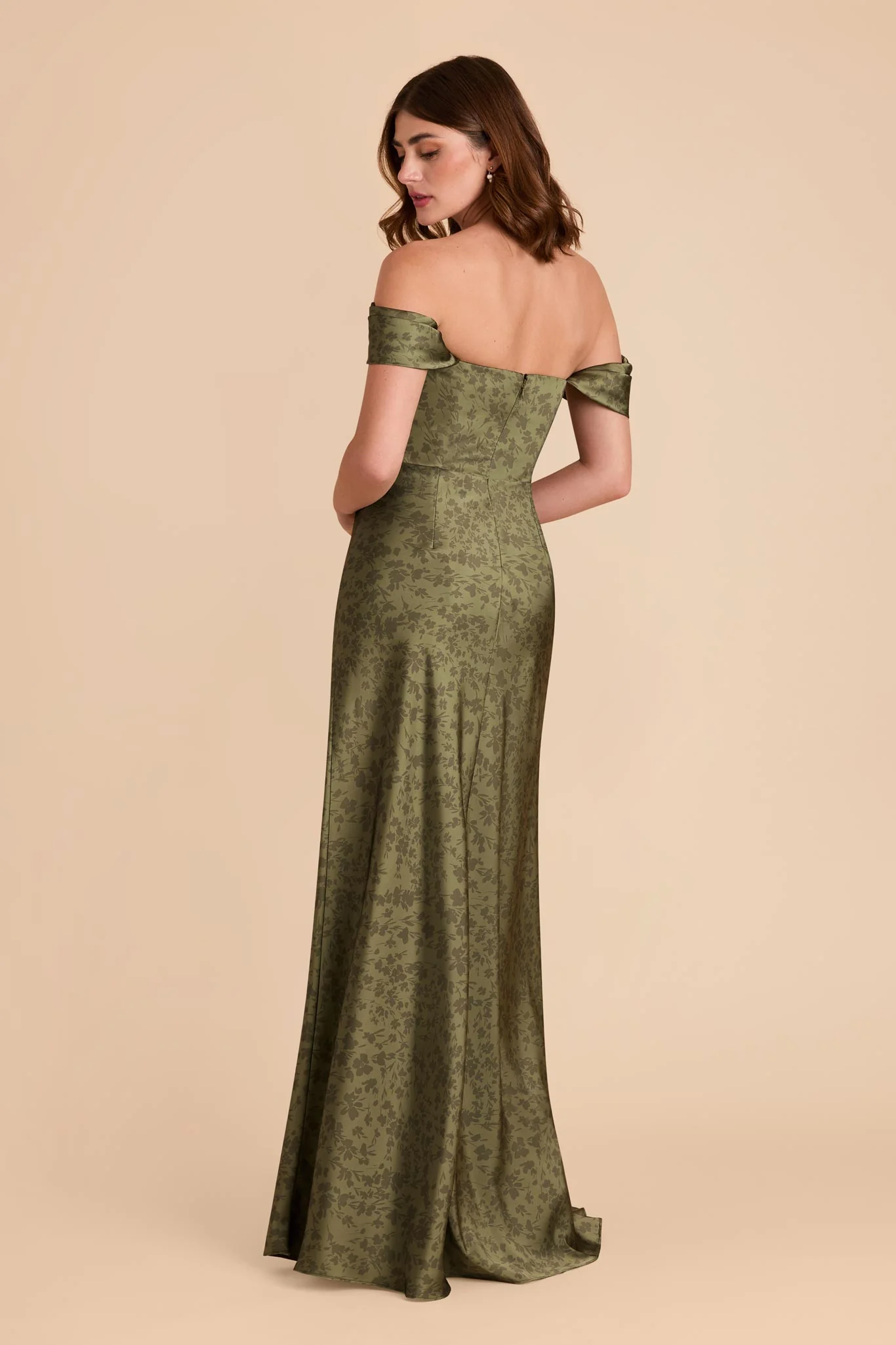 Mia Matte Satin Dress - Bright Martini Dreamy Floral - Image 7