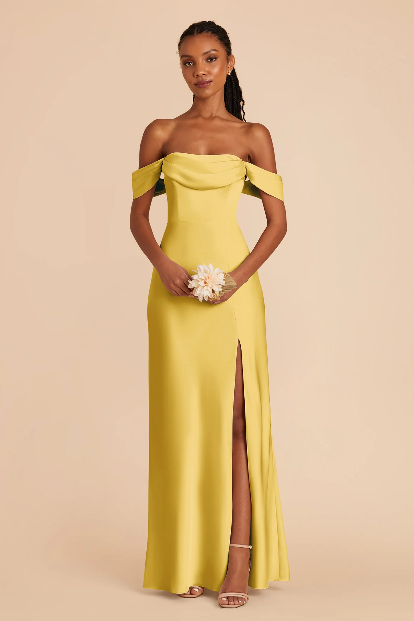 Swatch - Matte Satin in Sunflower Yellow - Image 2