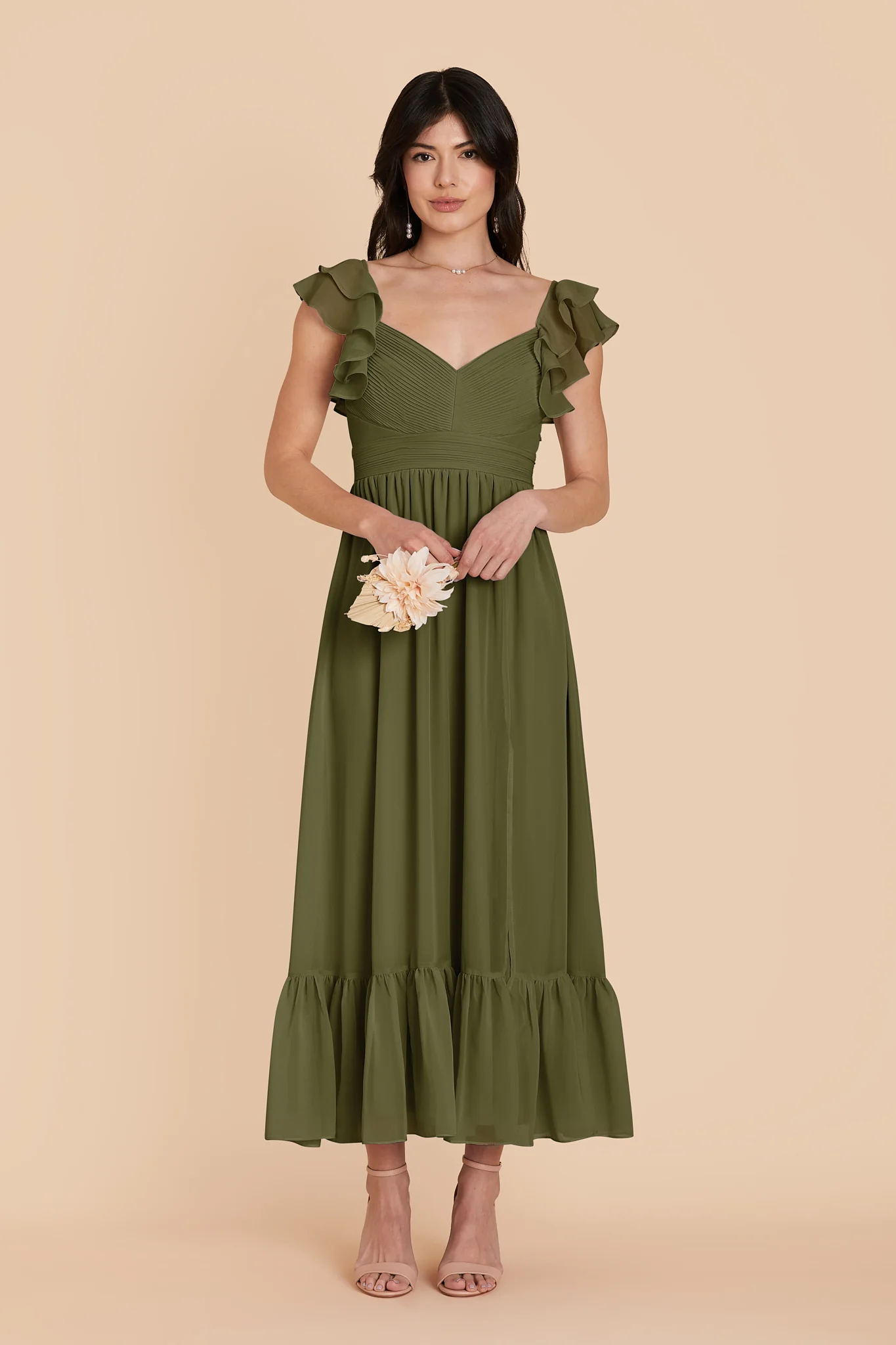 Michelle Chiffon Dress - Martini - Image 3