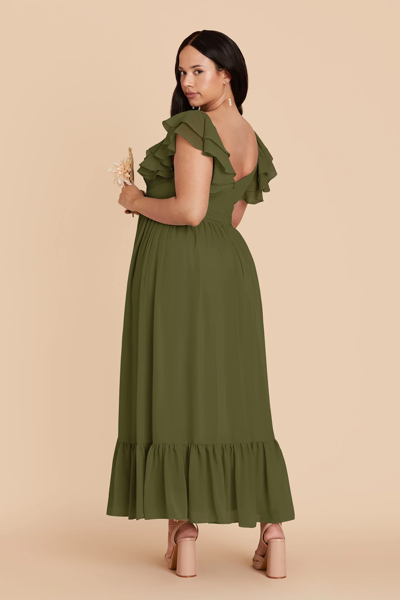 Michelle Chiffon Dress - Martini - Image 7