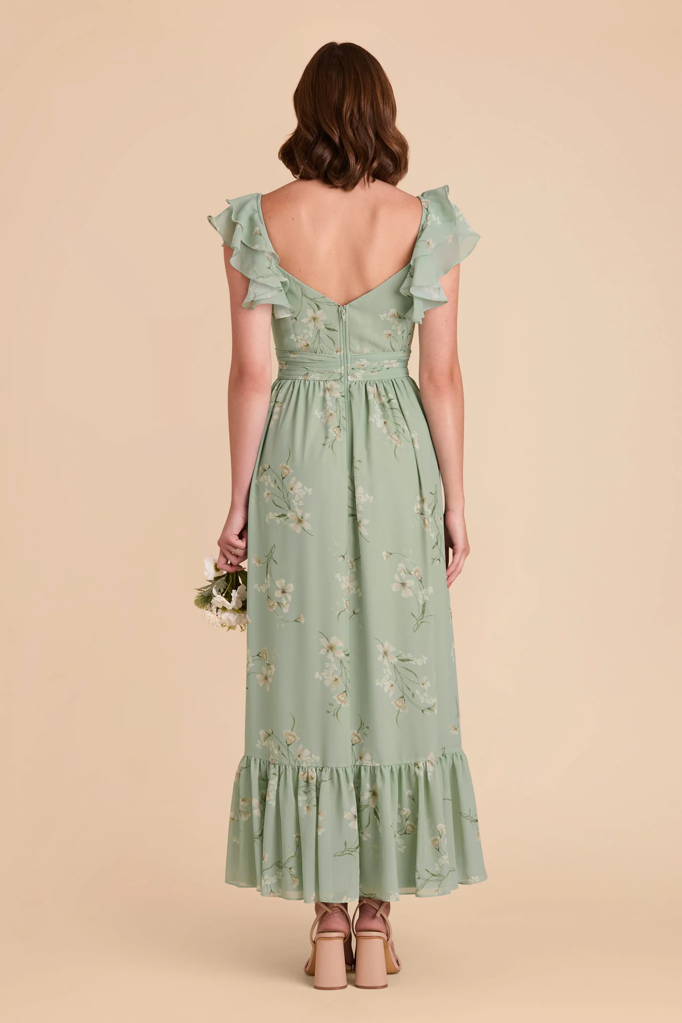 Michelle Chiffon Dress - Sage Le Fleur - Image 5