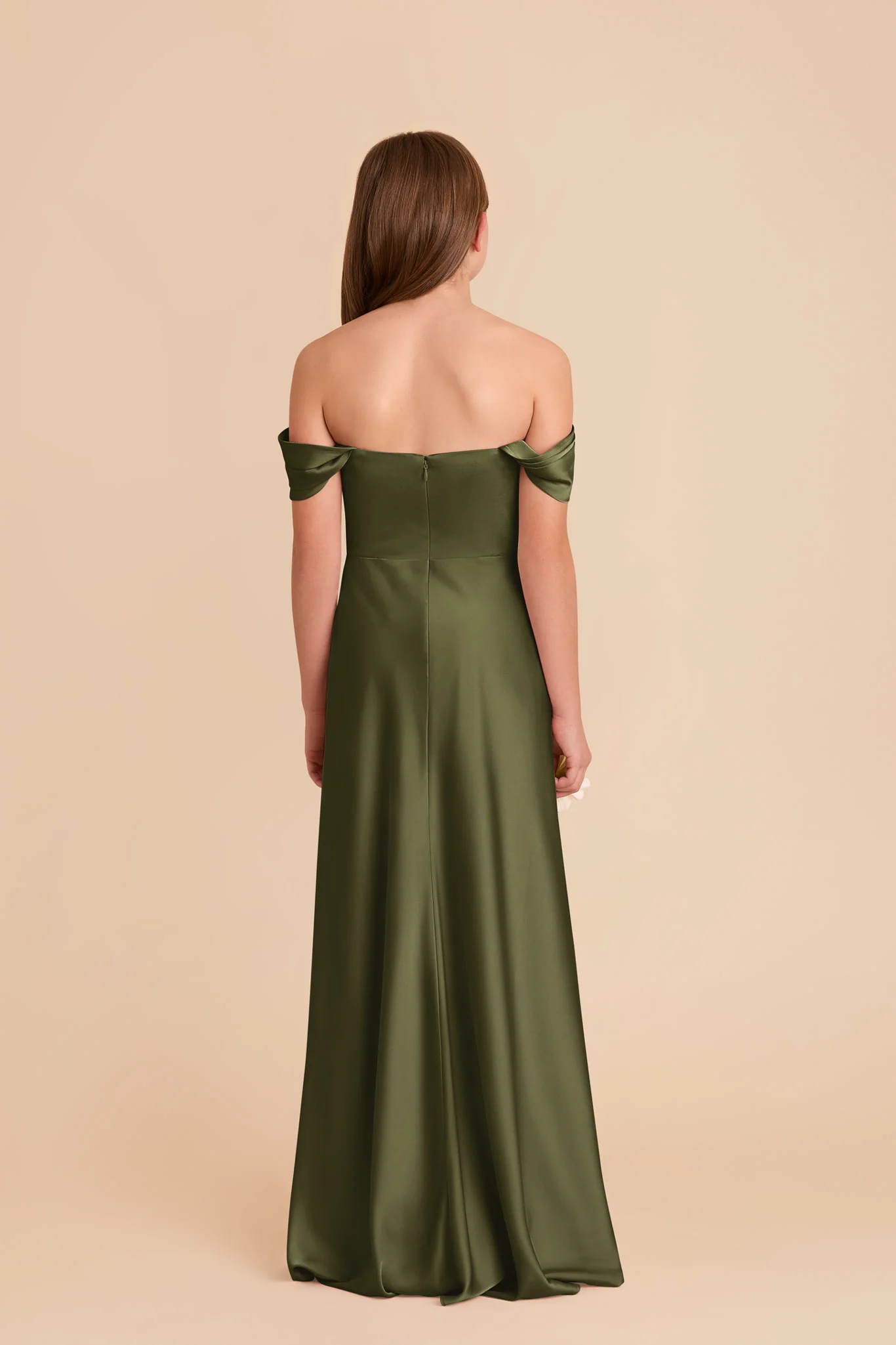 Mimi Junior Matte Satin Dress - Martini - Image 6