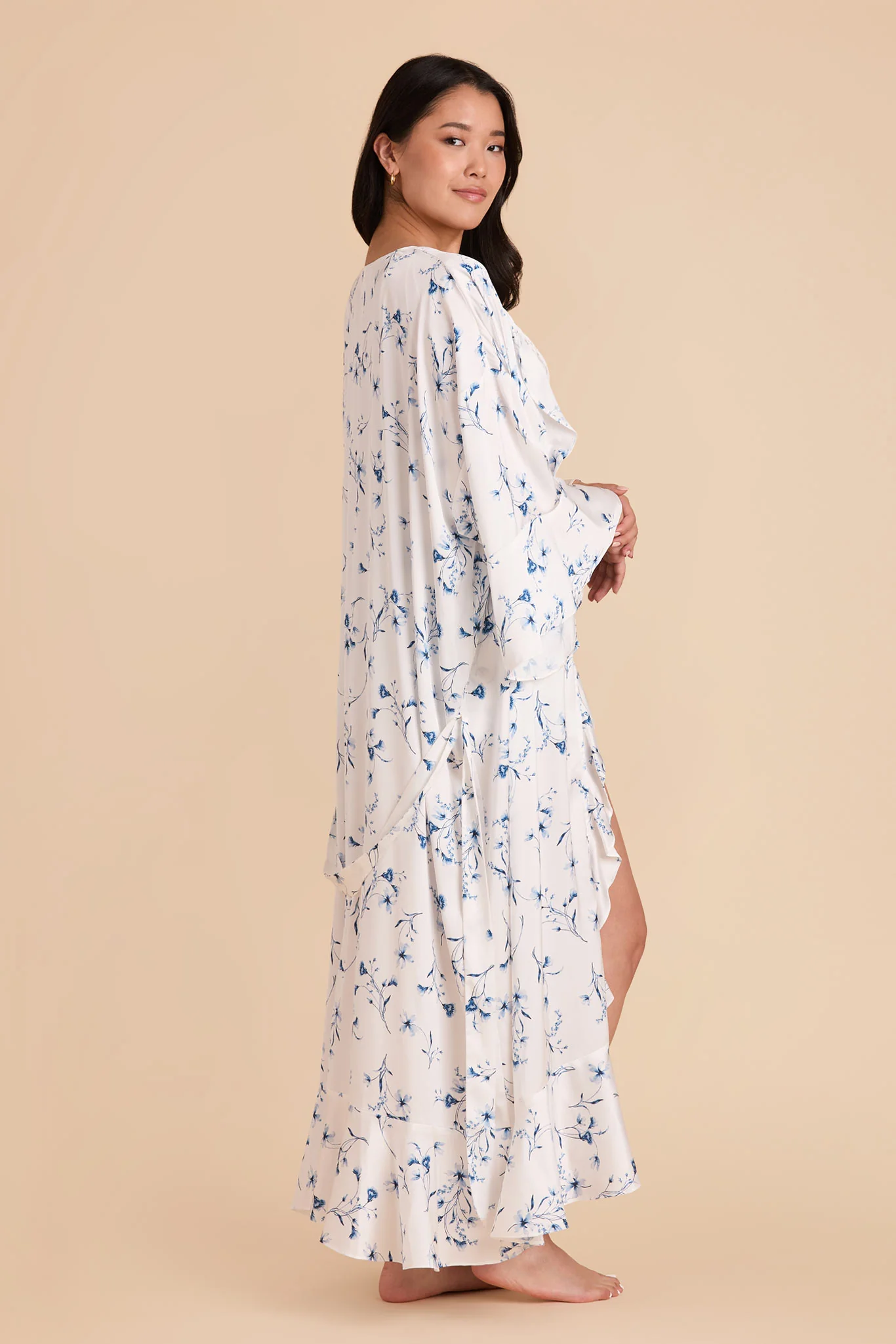 Minnie Jacquard Robe - Blue Le Fleur - Image 8
