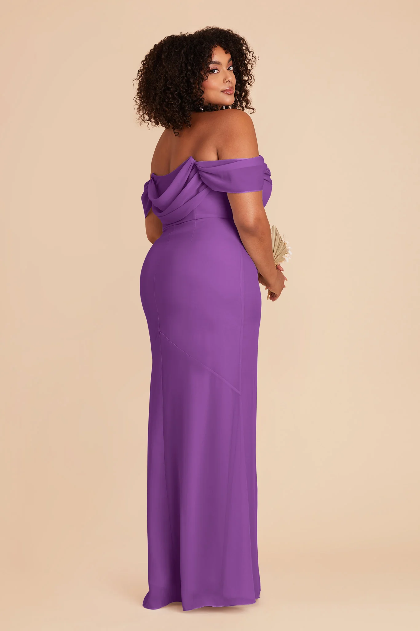 Mira Chiffon Dress - Amethyst - Image 7