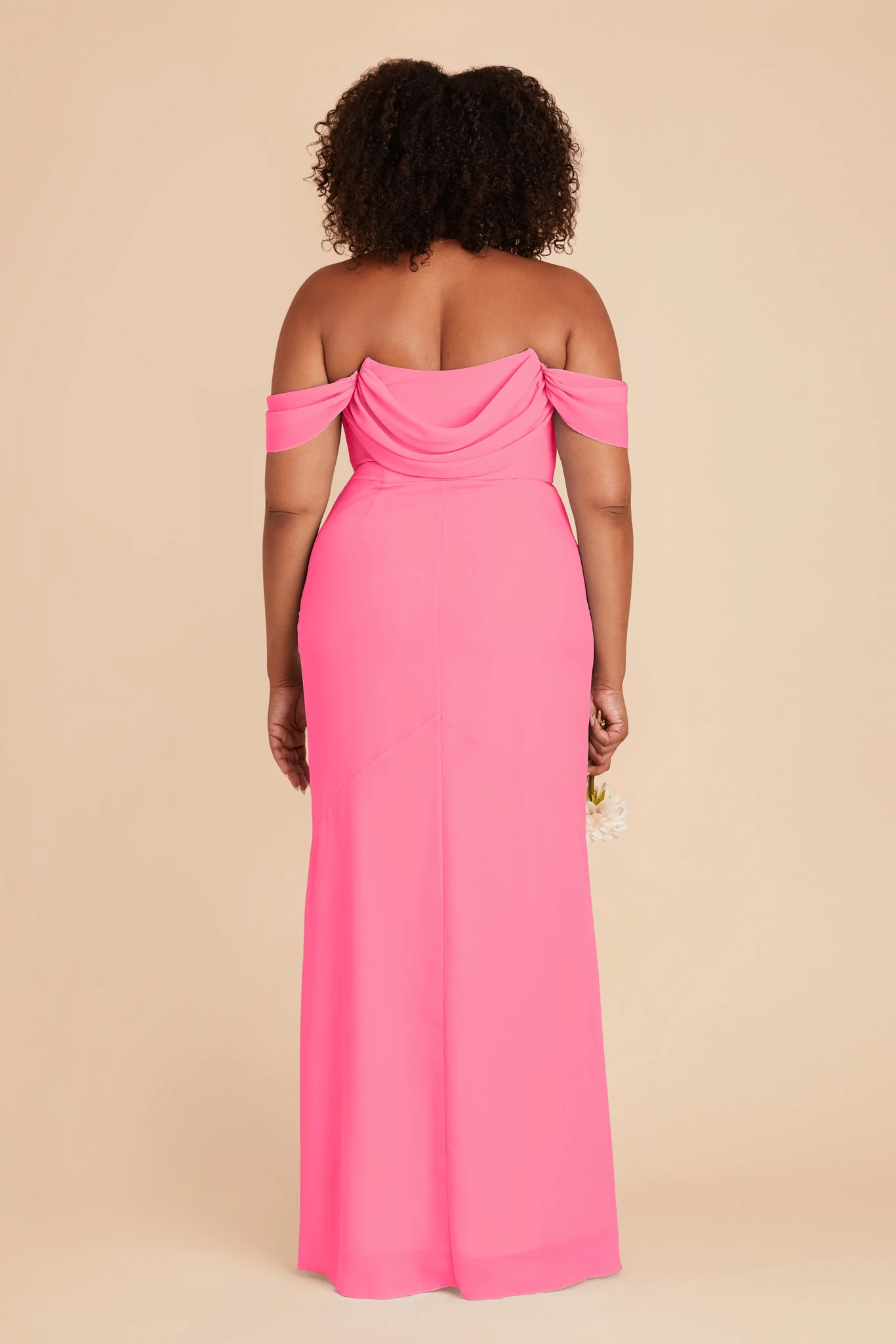 Mira Chiffon Dress - Bon Bon Pink - Image 14