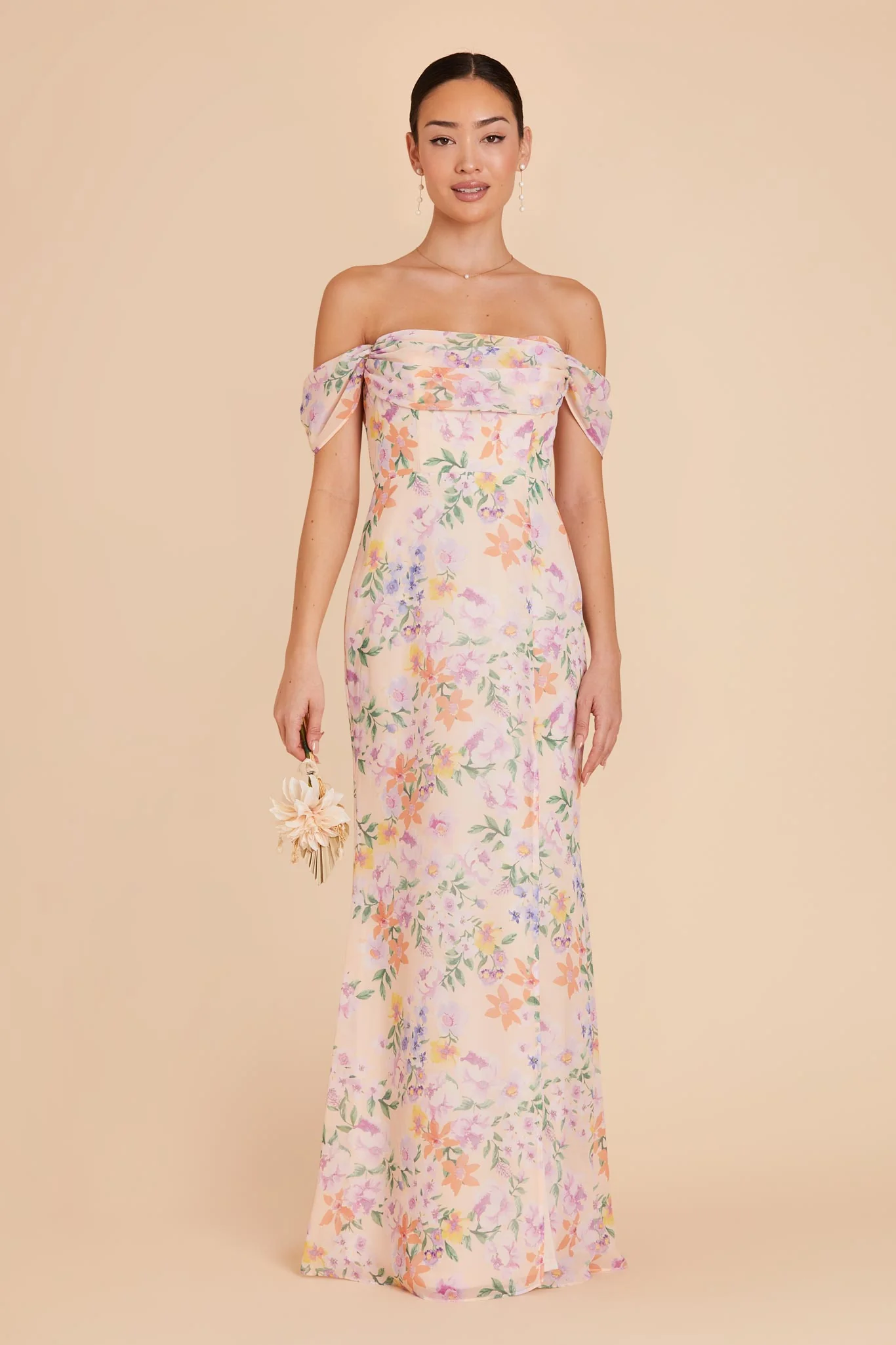 Mira Chiffon Dress - Botanical Blooms - Image 2