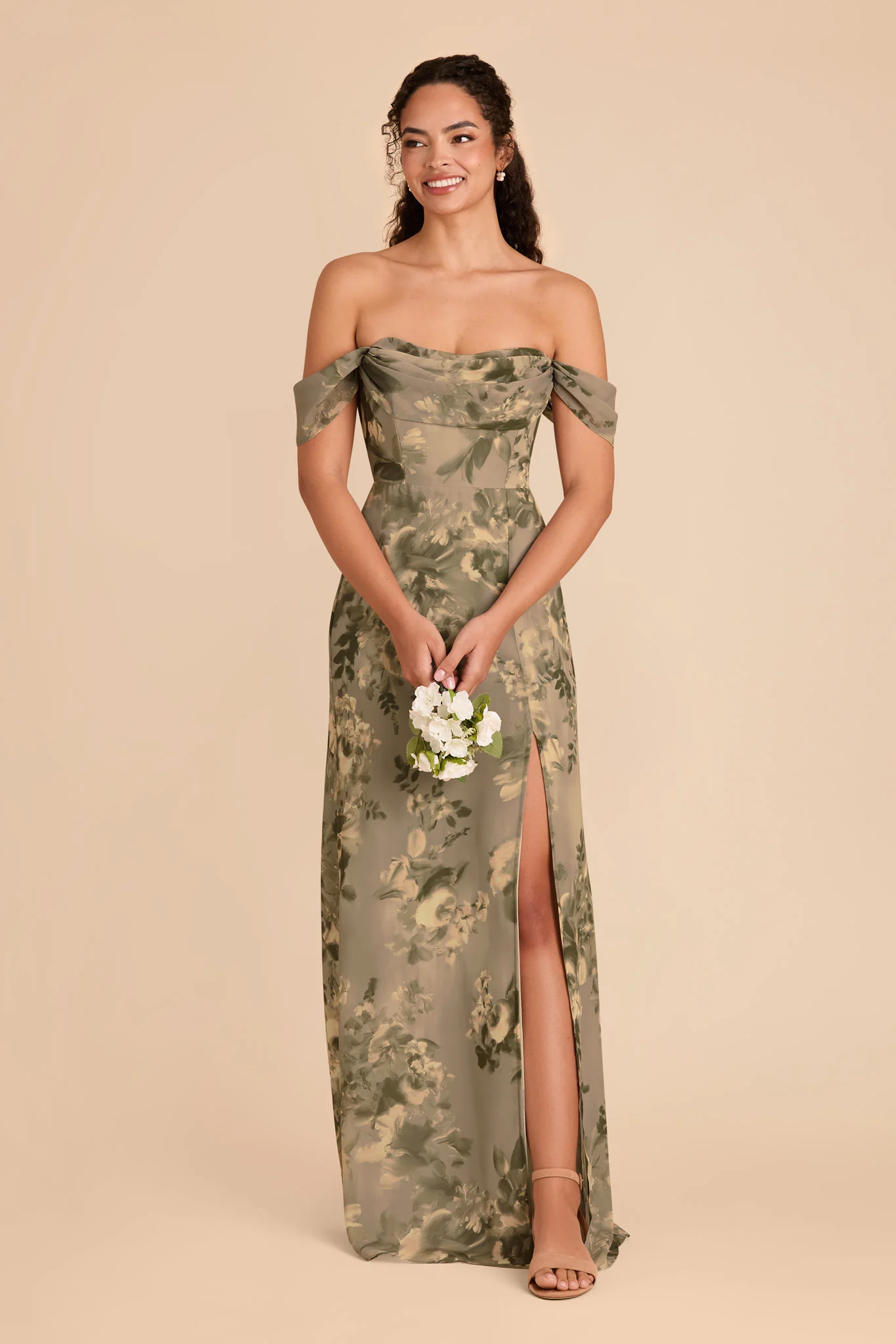 Swatch - Chiffon in Doe Painted Botanics - Image 3