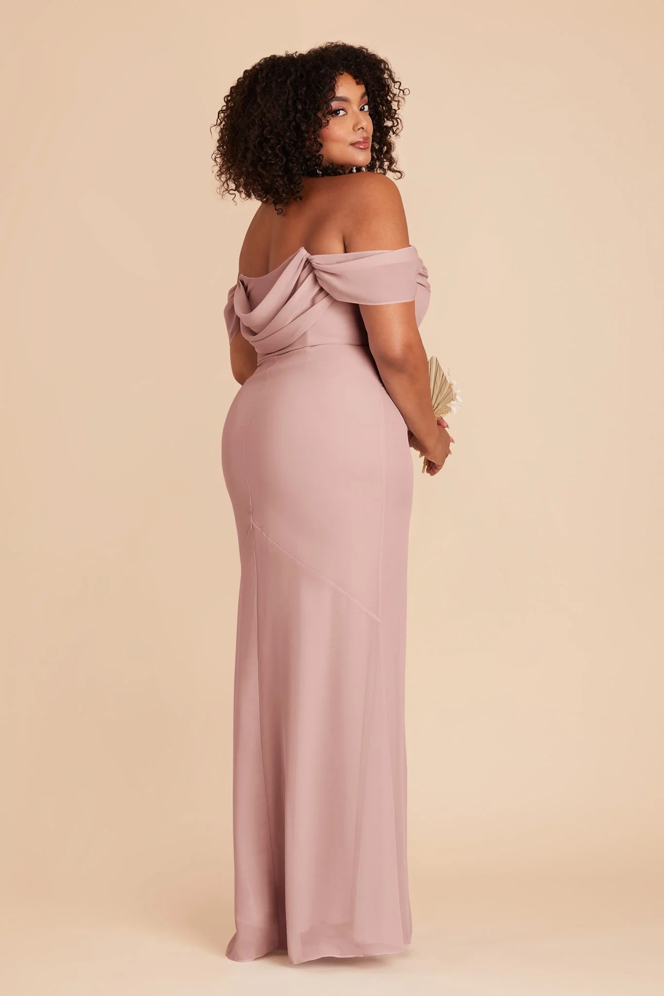 Mira Chiffon Dress - English Rose - Image 15