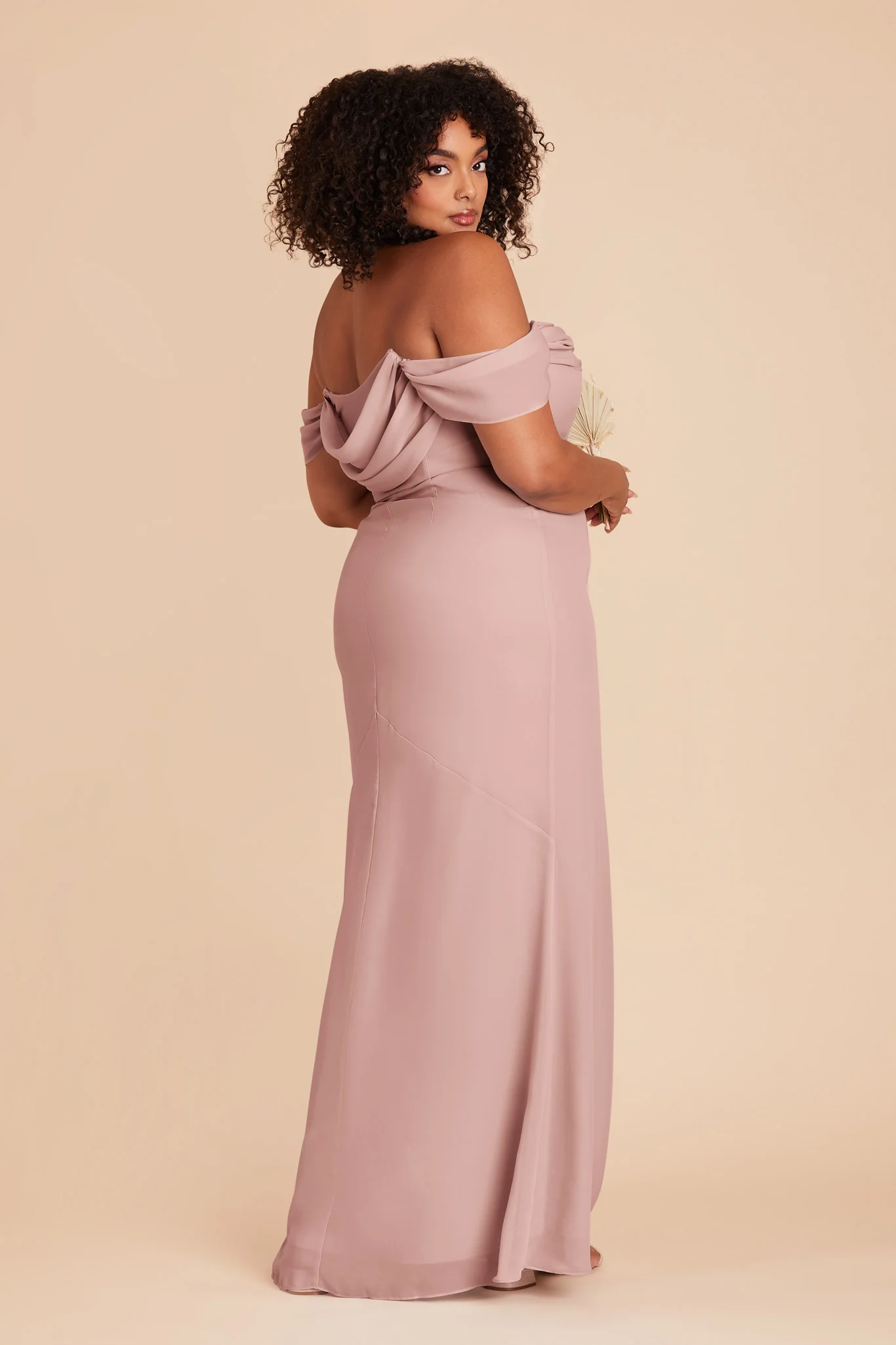 Mira Chiffon Dress - English Rose - Image 16
