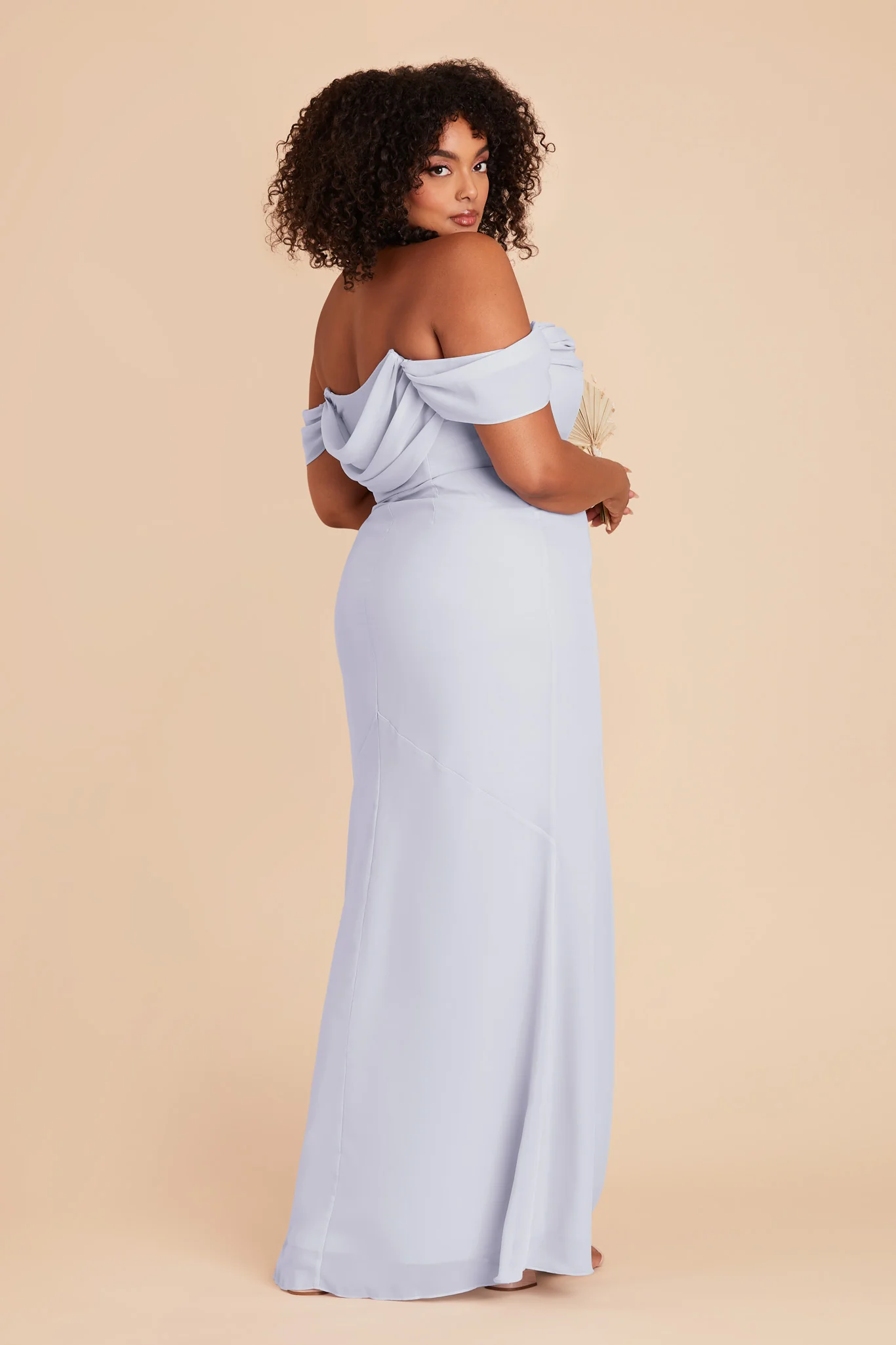 Mira Chiffon Dress - Periwinkle Blue - Image 9