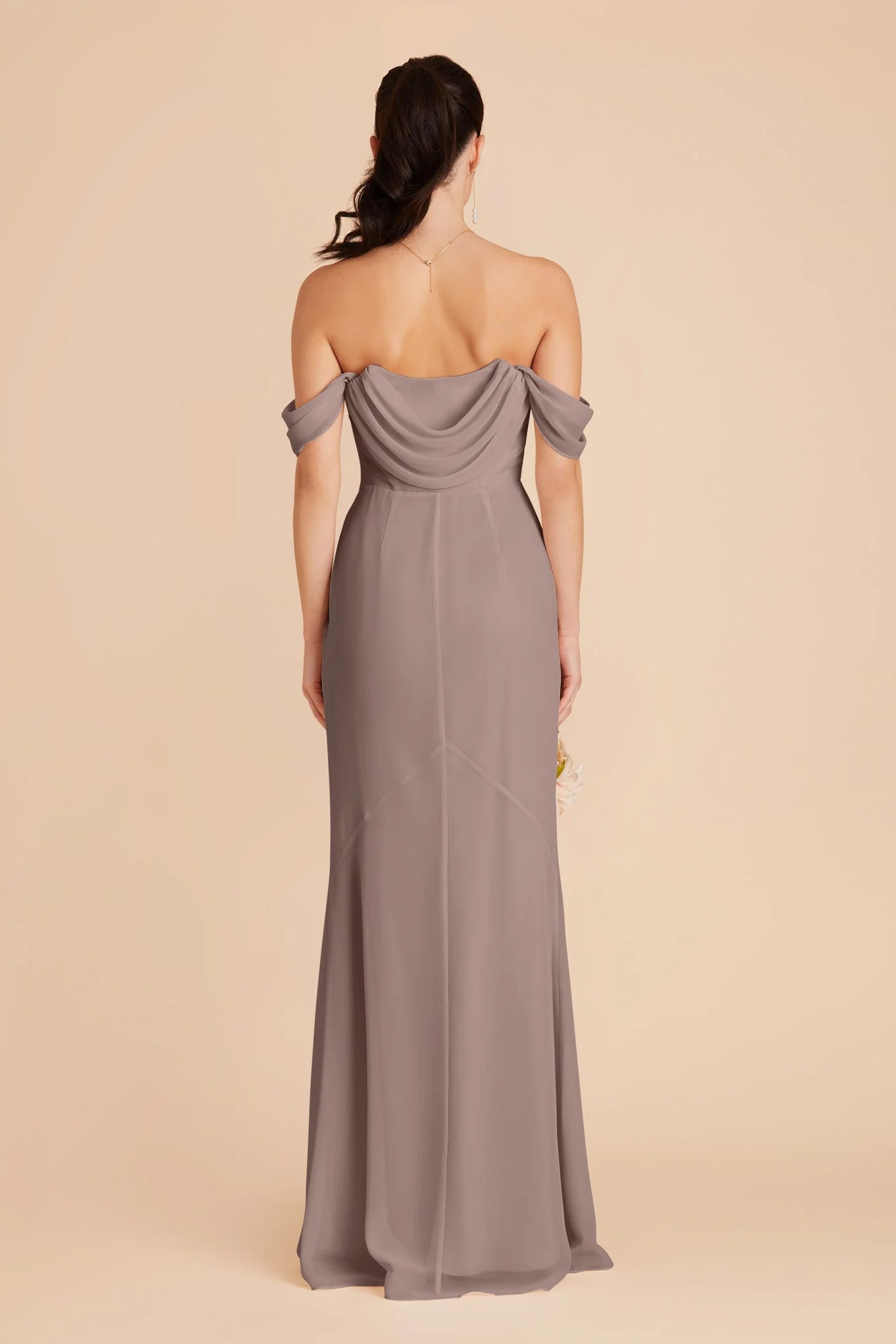 Mira Chiffon Dress - Toffee - Image 10