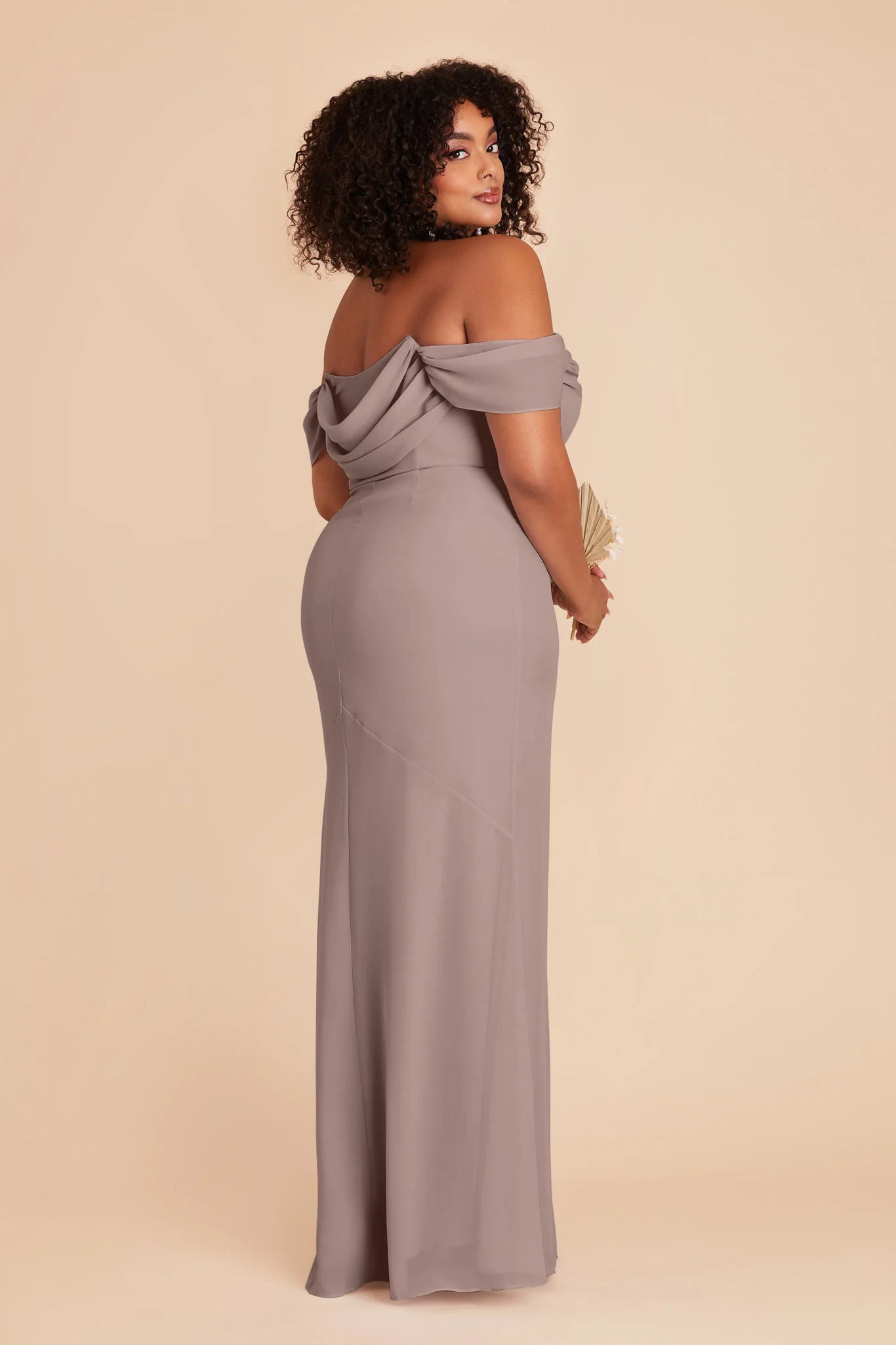 Mira Chiffon Dress - Toffee - Image 16